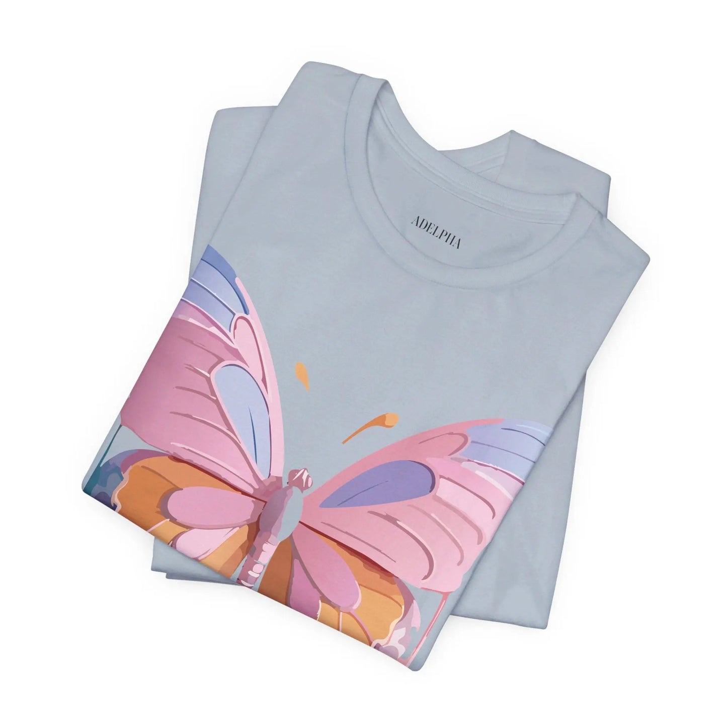 Butterfly Graphic Unisex 100 Cotton Lightweight Vintage Design Jersey Tee 103