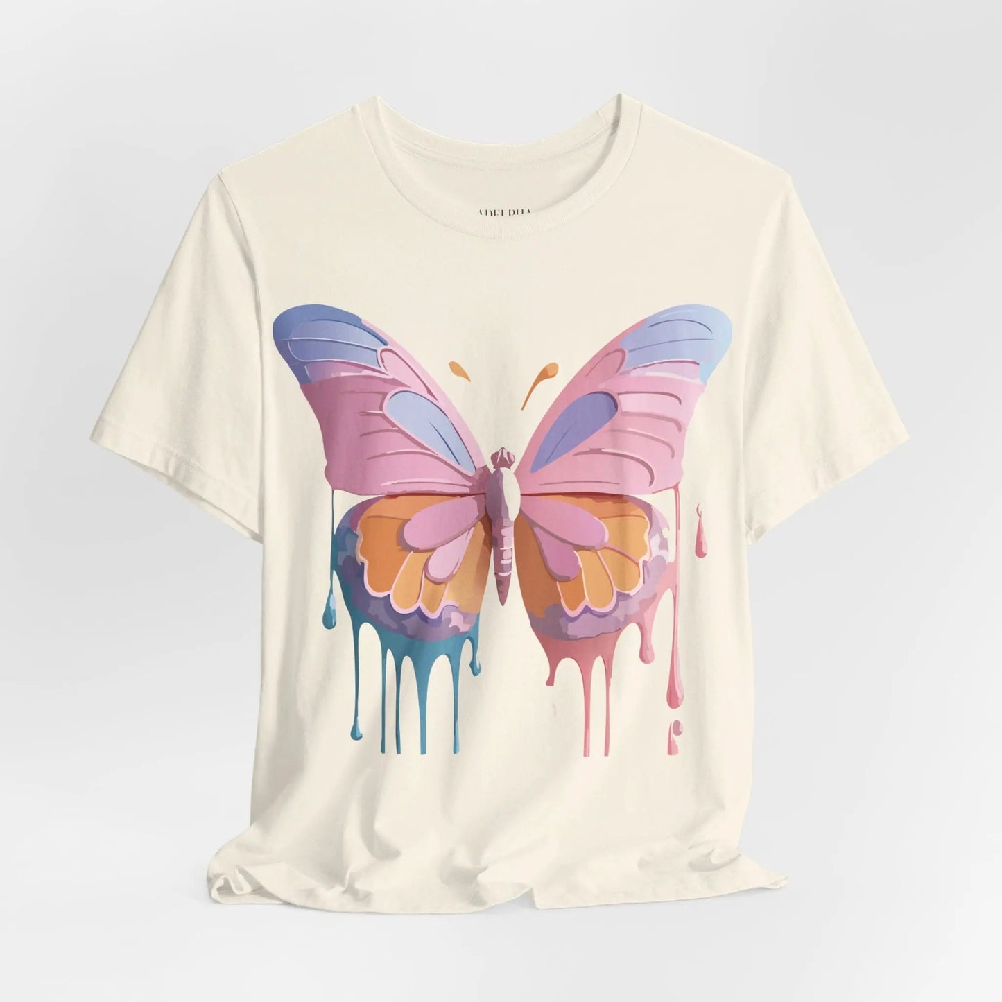 Butterfly Graphic Unisex 100 Cotton Lightweight Vintage Design Jersey Tee 103