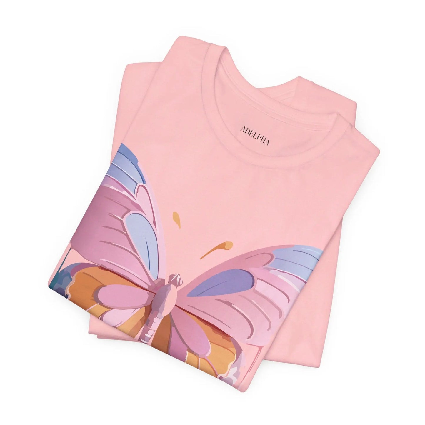 Butterfly Graphic Unisex 100 Cotton Lightweight Vintage Design Jersey Tee 103