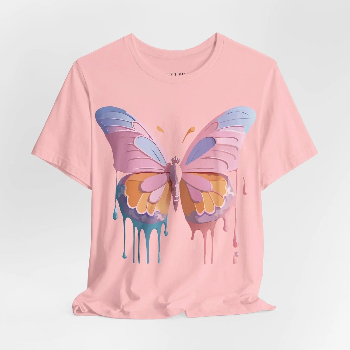 Butterfly Graphic Unisex 100 Cotton Lightweight Vintage Design Jersey Tee 103