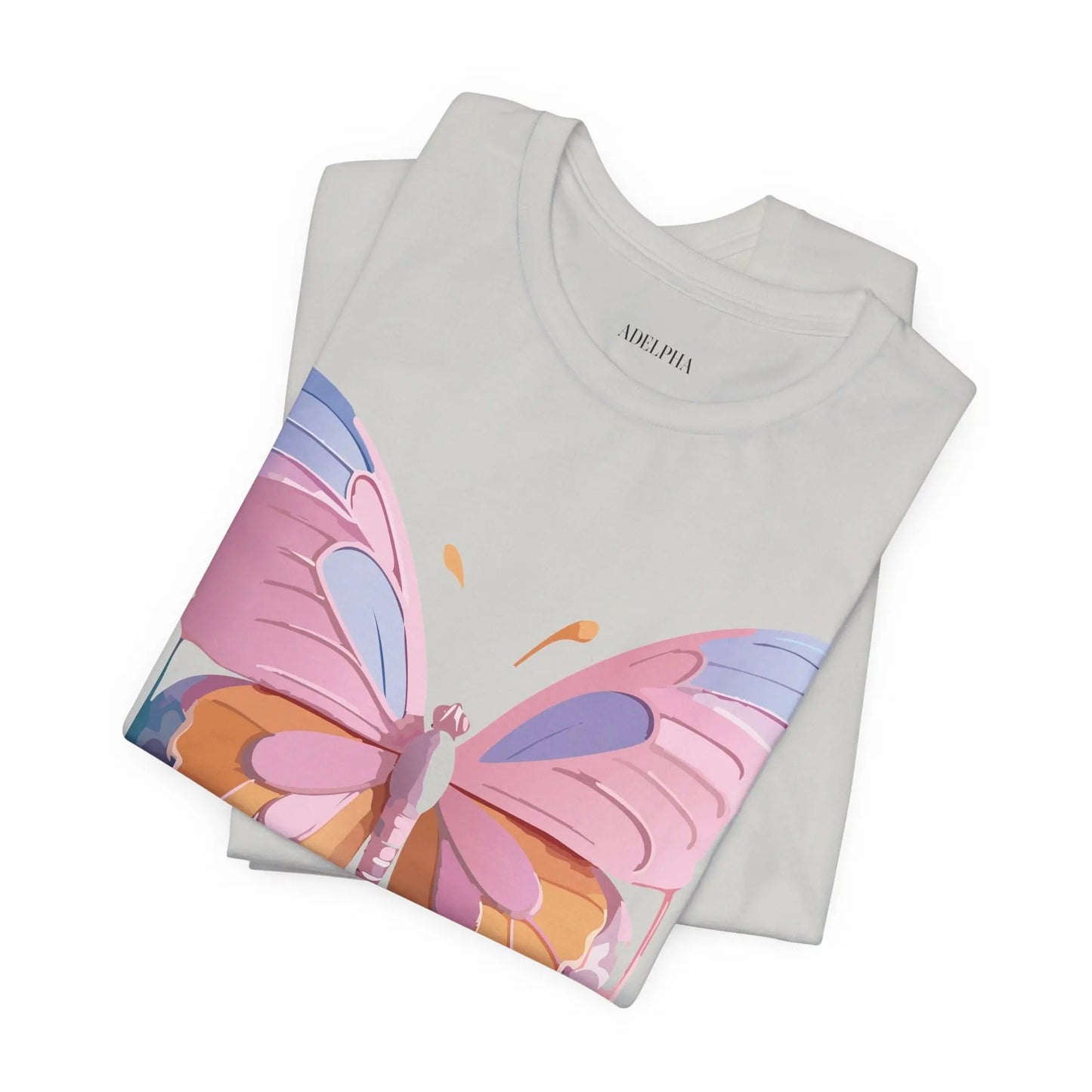 Butterfly Graphic Unisex 100 Cotton Lightweight Vintage Design Jersey Tee 103