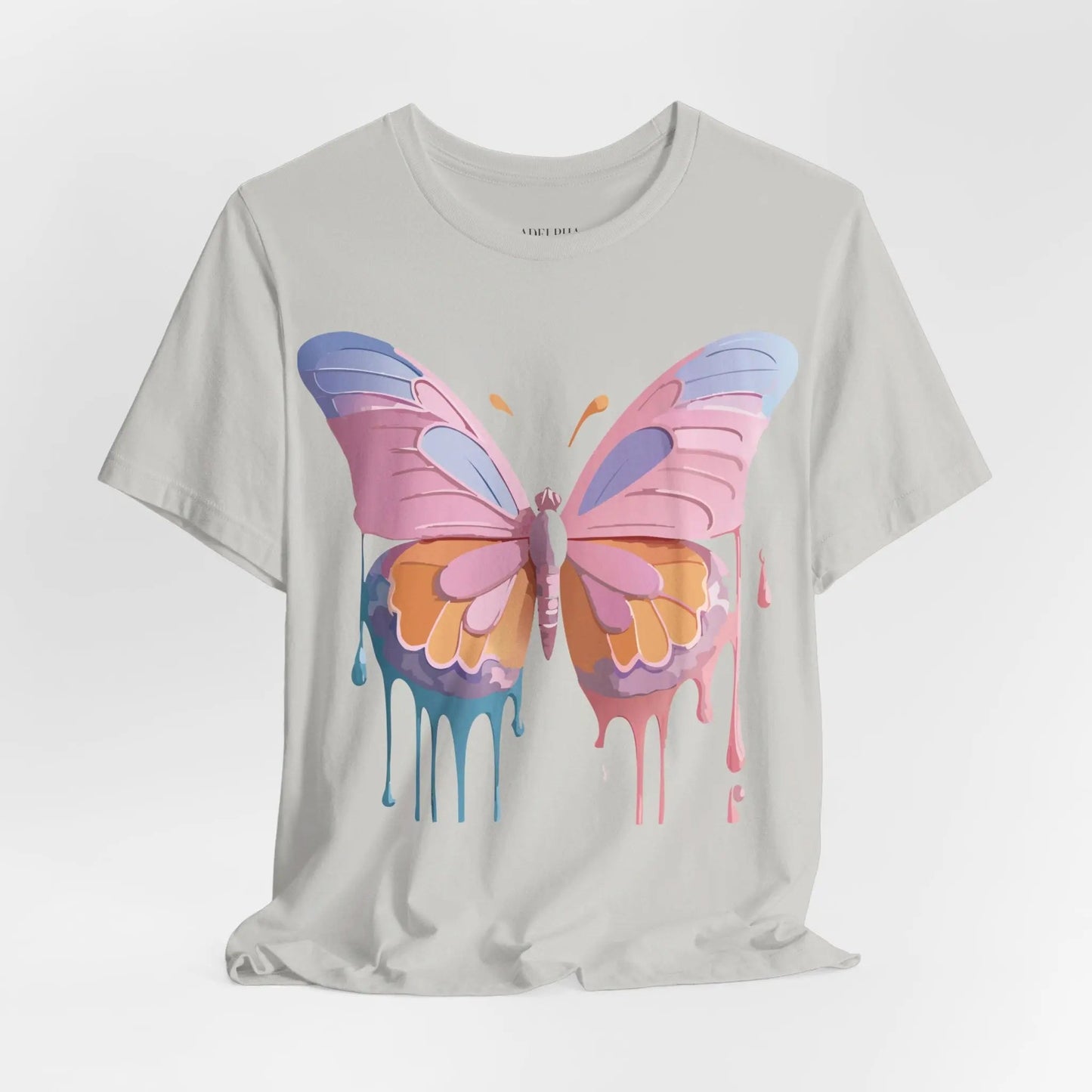 Butterfly Graphic Unisex 100 Cotton Lightweight Vintage Design Jersey Tee 103