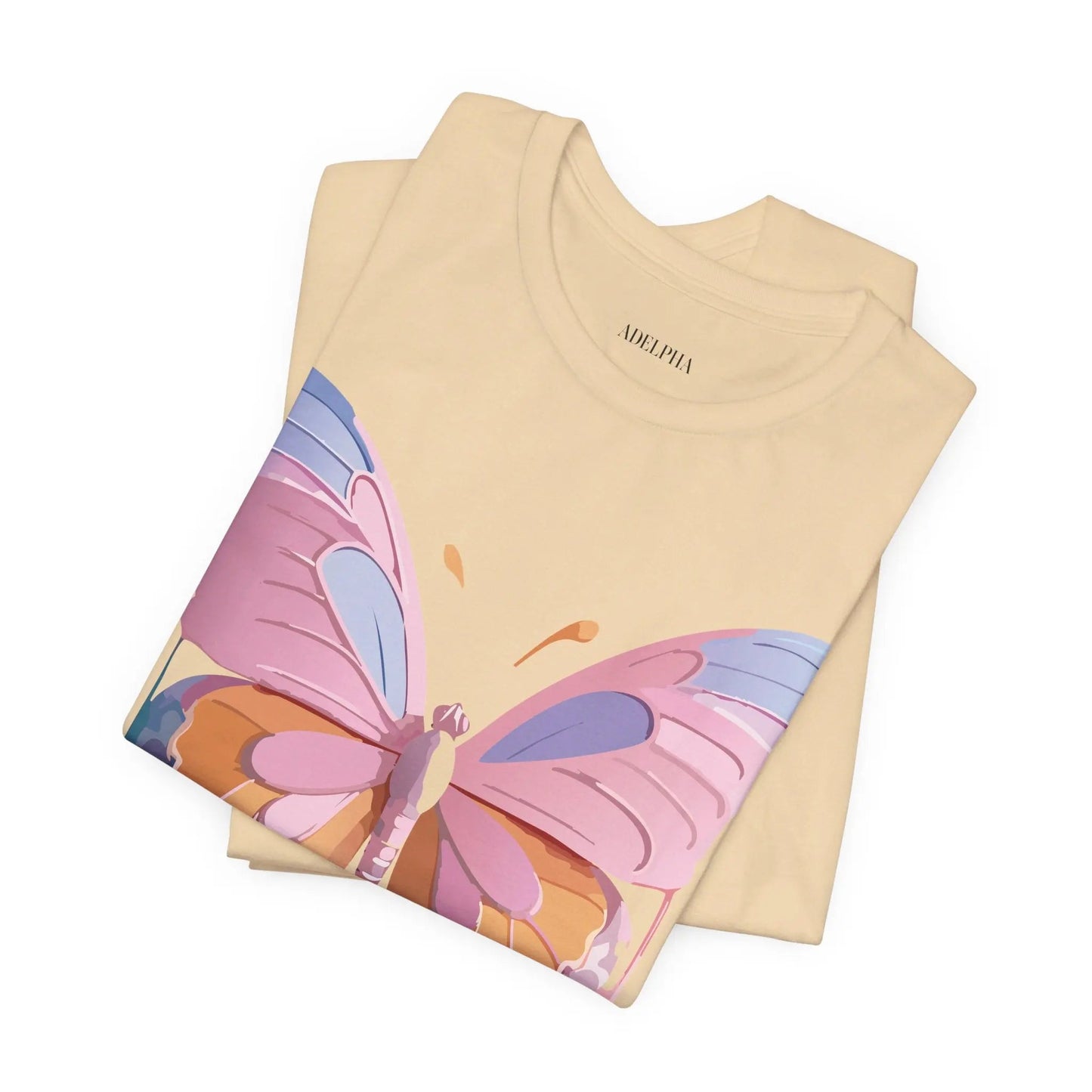 Butterfly Graphic Unisex 100 Cotton Lightweight Vintage Design Jersey Tee 103