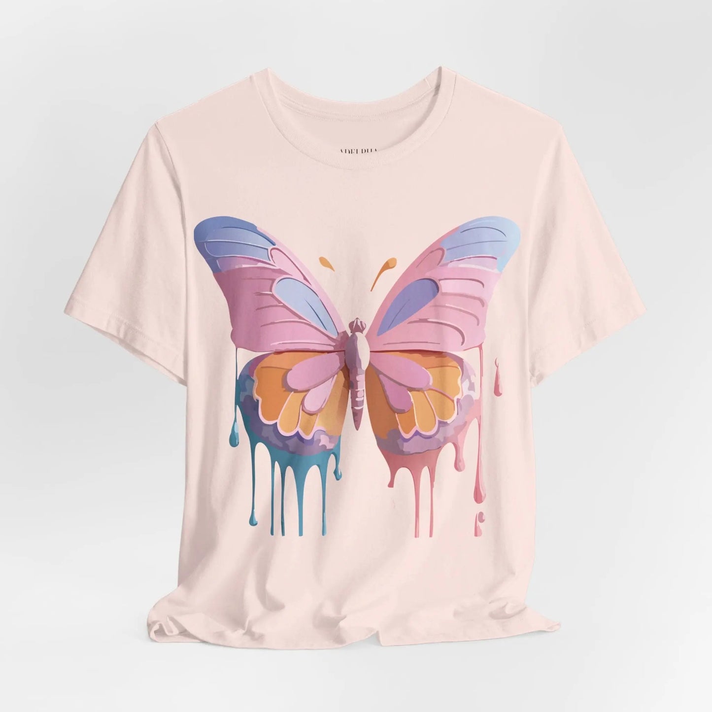 Butterfly Graphic Unisex 100 Cotton Lightweight Vintage Design Jersey Tee 103