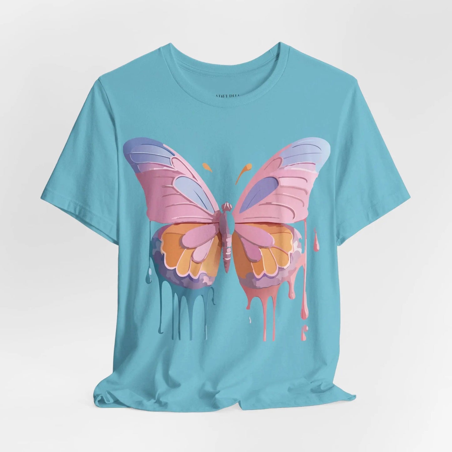 Butterfly Graphic Unisex 100 Cotton Lightweight Vintage Design Jersey Tee 103