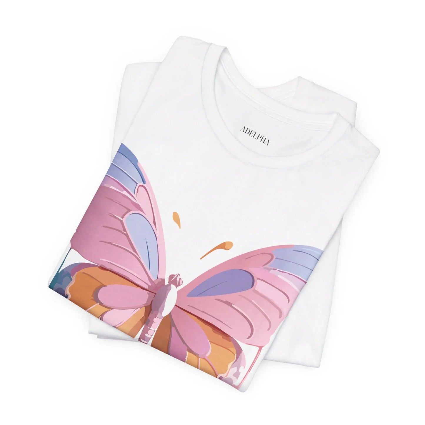 Butterfly Graphic Unisex 100 Cotton Lightweight Vintage Design Jersey Tee 103