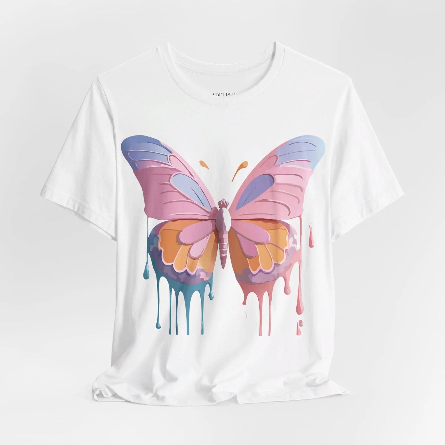 Butterfly Graphic Unisex 100 Cotton Lightweight Vintage Design Jersey Tee 103