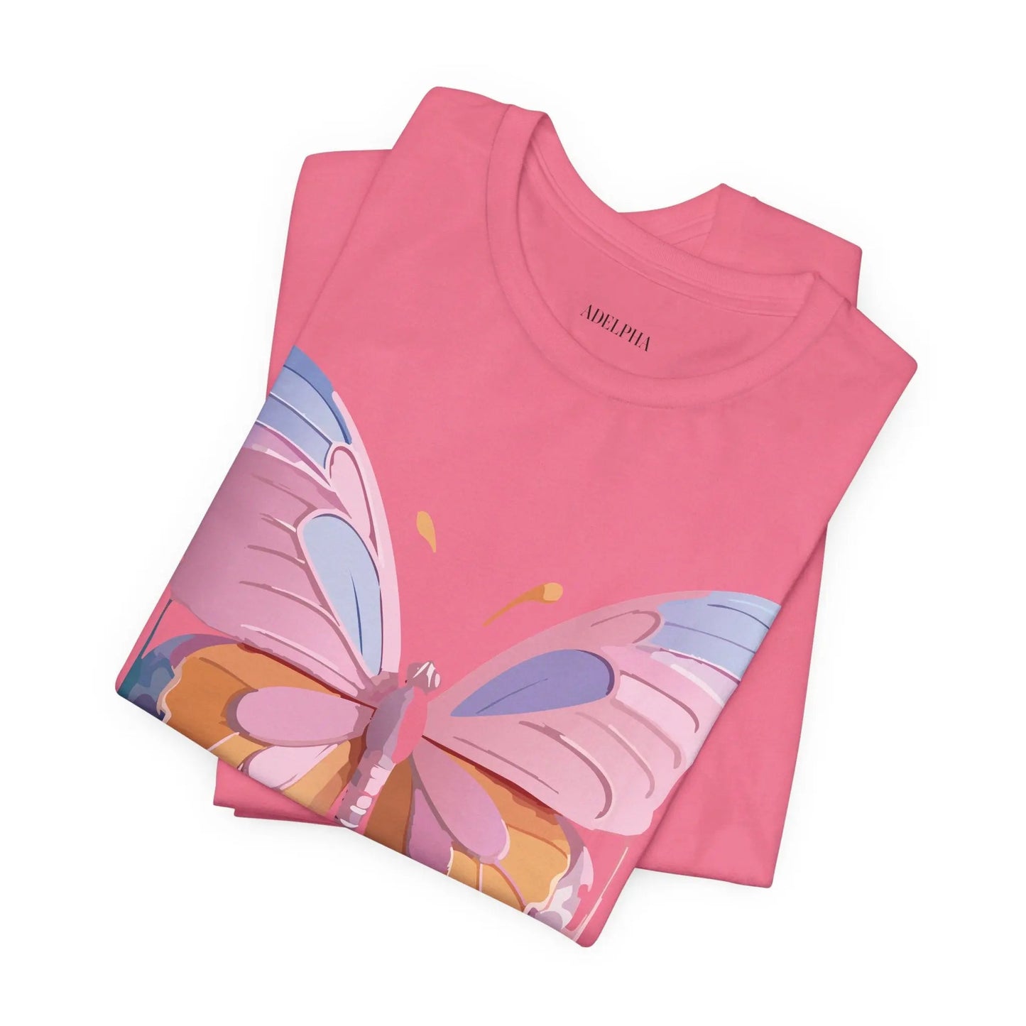 Butterfly Graphic Unisex 100 Cotton Lightweight Vintage Design Jersey Tee 103