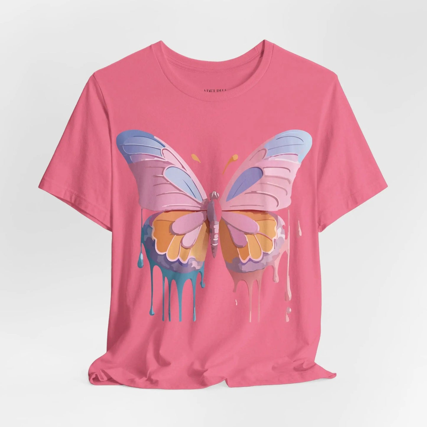 Butterfly Graphic Unisex 100 Cotton Lightweight Vintage Design Jersey Tee 103