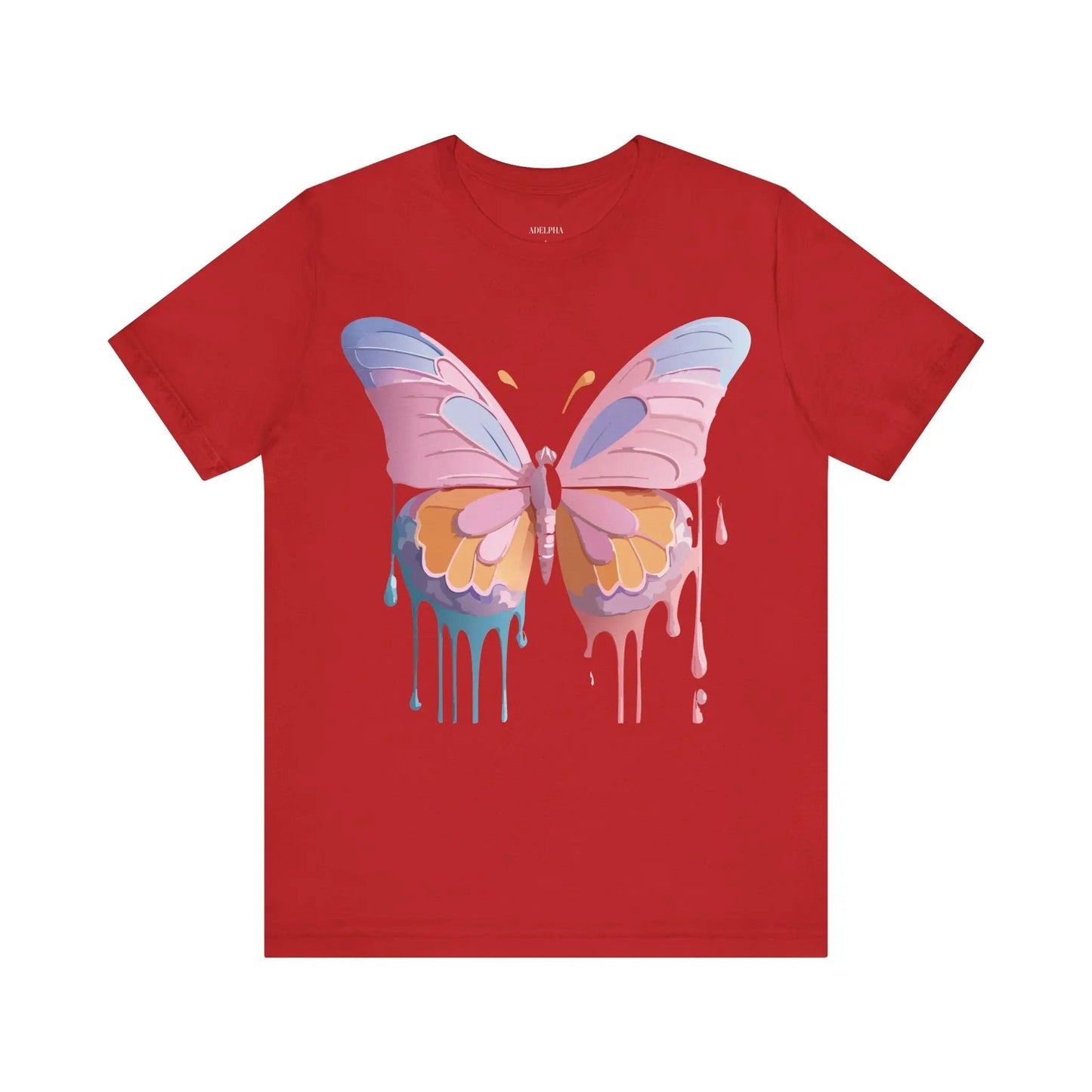 Adelpha Butterfly Graphic Tee Unisex Short Sleeve Shirt For Everyday Style