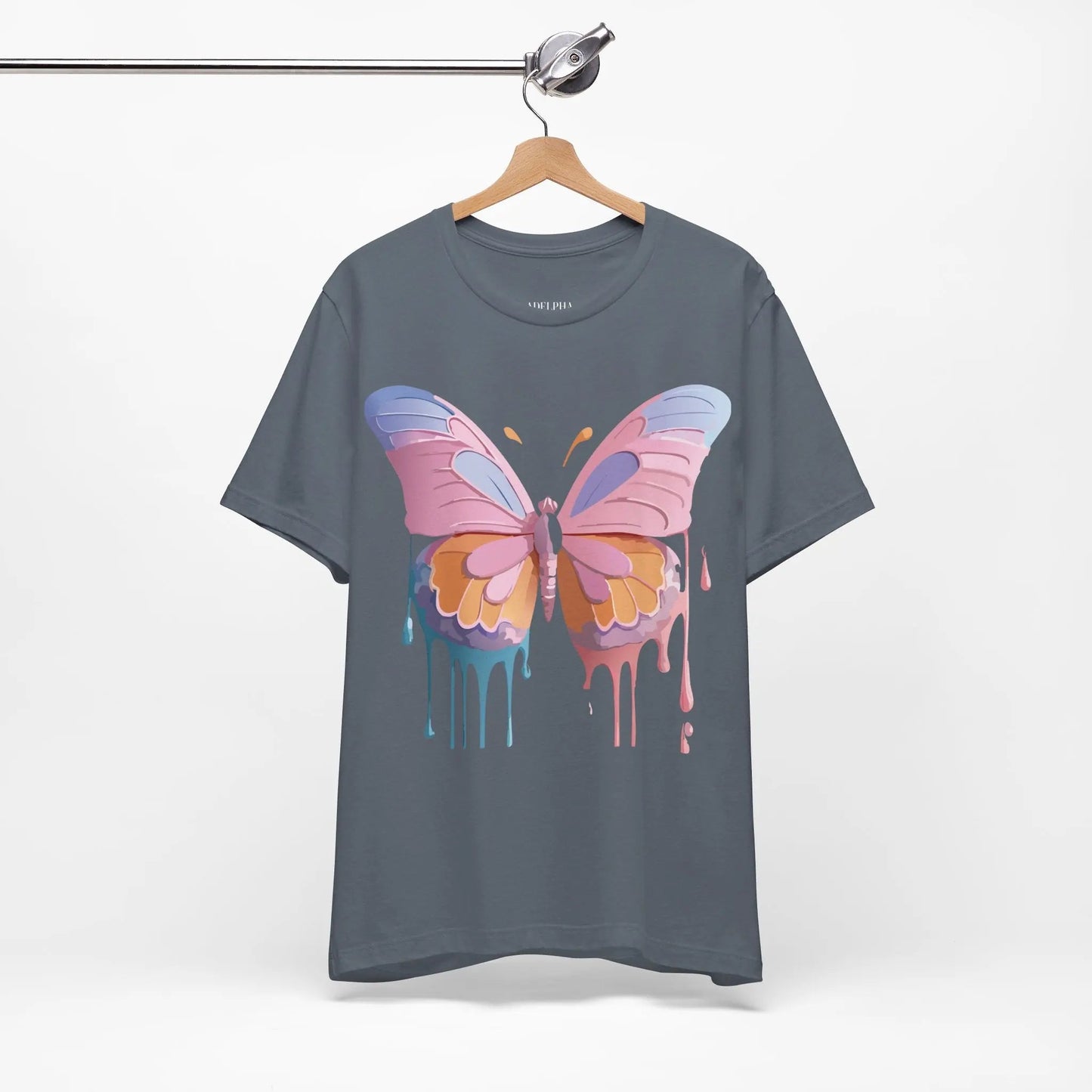 Adelpha Butterfly Graphic Tee Unisex Short Sleeve Shirt For Everyday Style