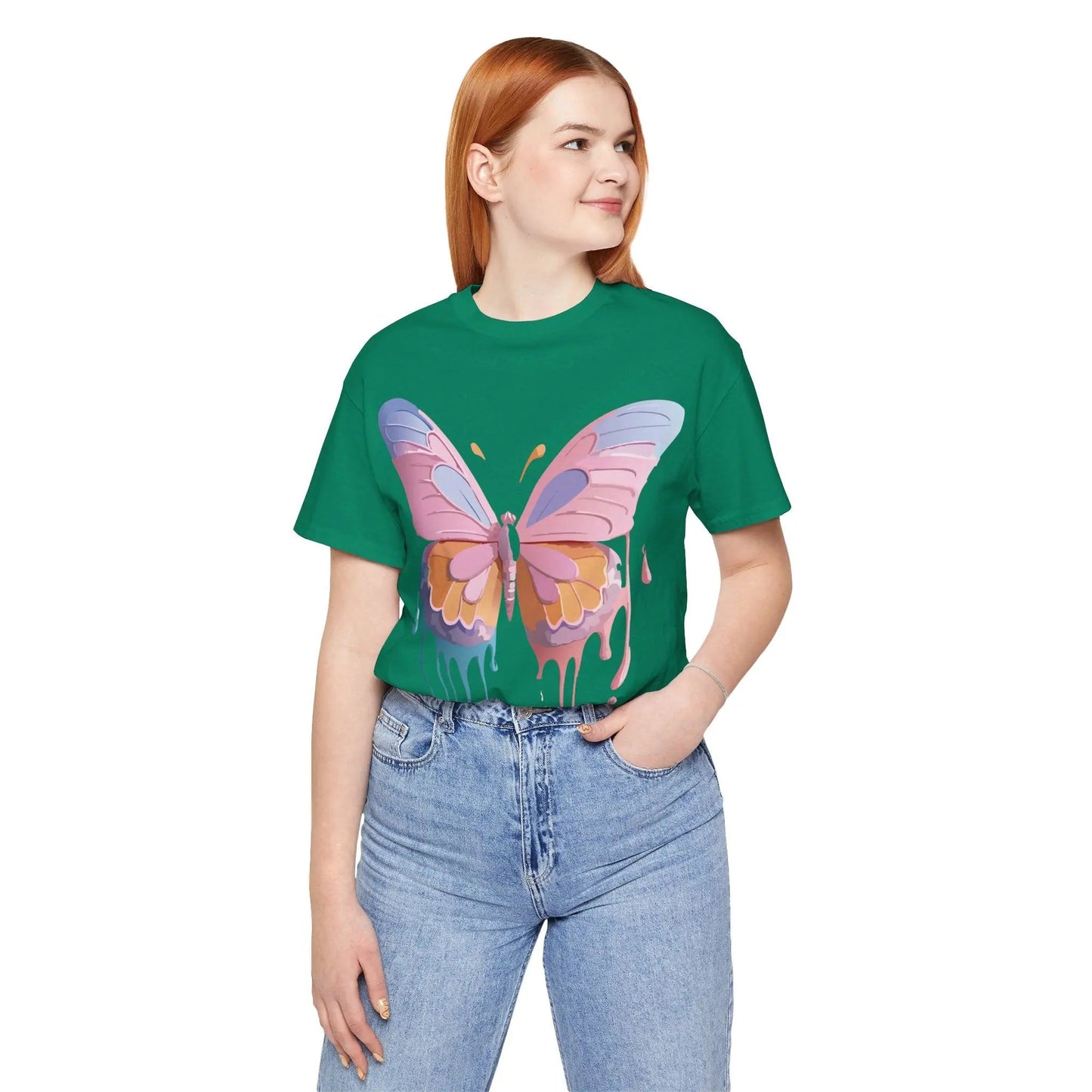 Adelpha Butterfly Graphic Tee Unisex Short Sleeve Shirt For Everyday Style