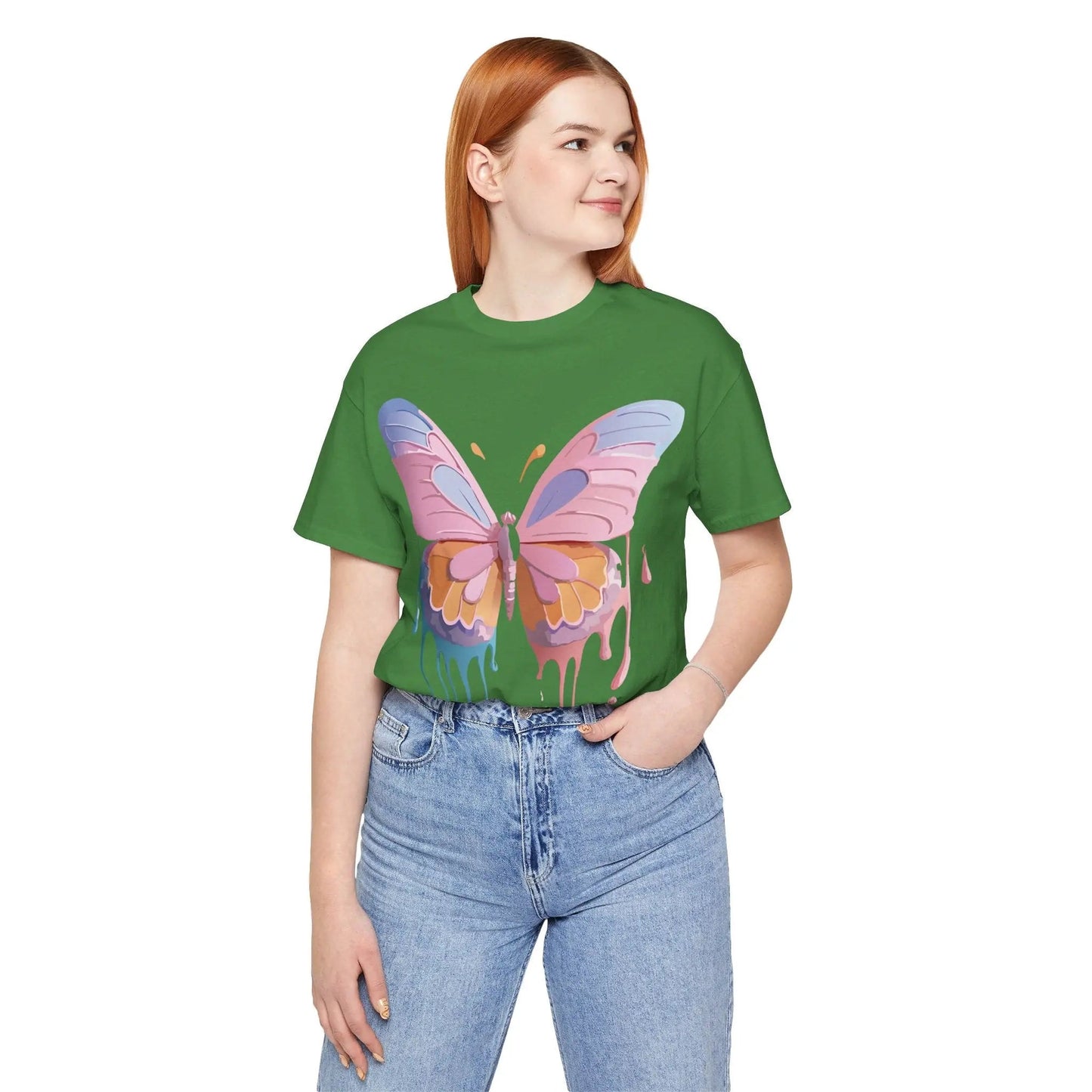 Adelpha Butterfly Graphic Tee Unisex Short Sleeve Shirt For Everyday Style
