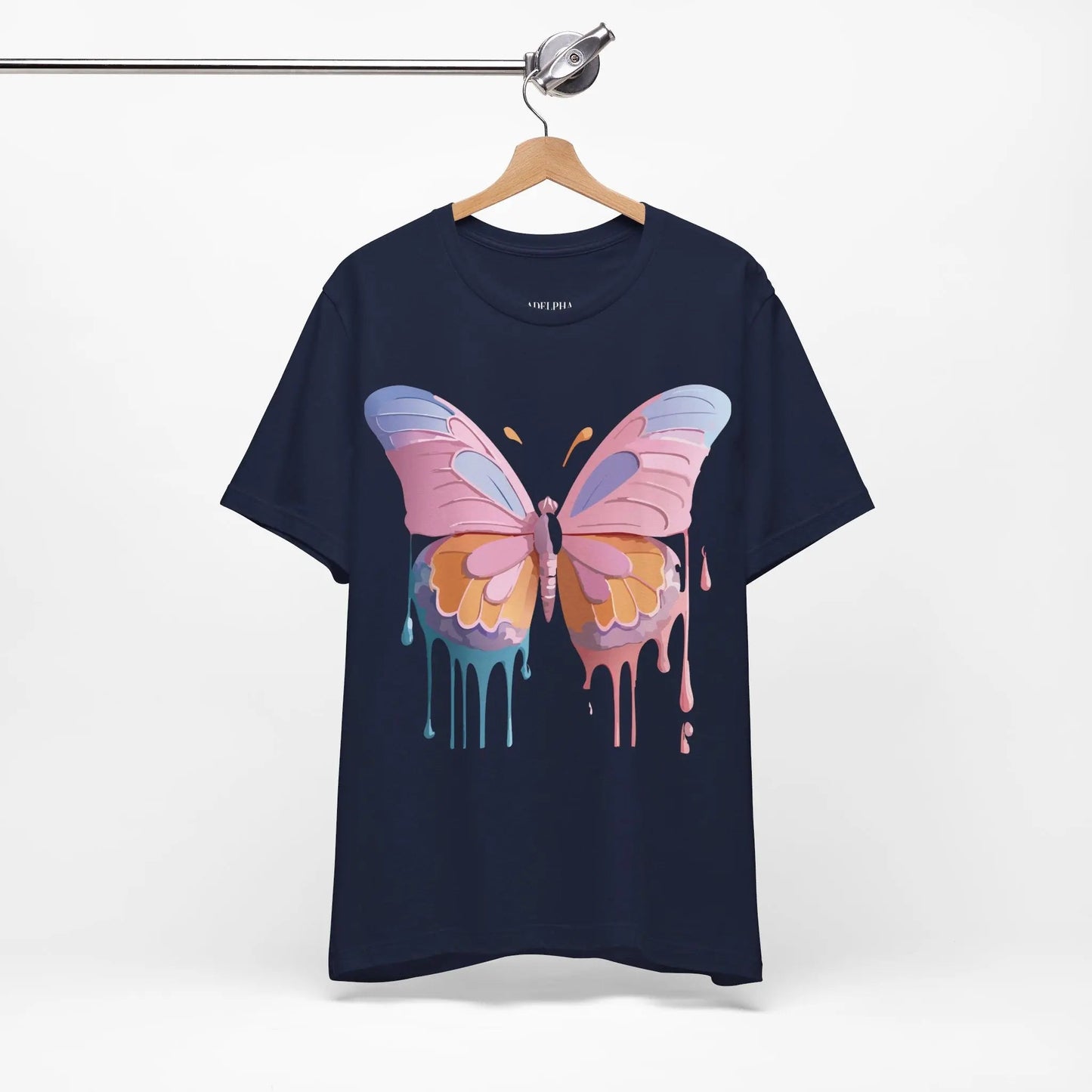 Adelpha Butterfly Graphic Tee Unisex Short Sleeve Shirt For Everyday Style