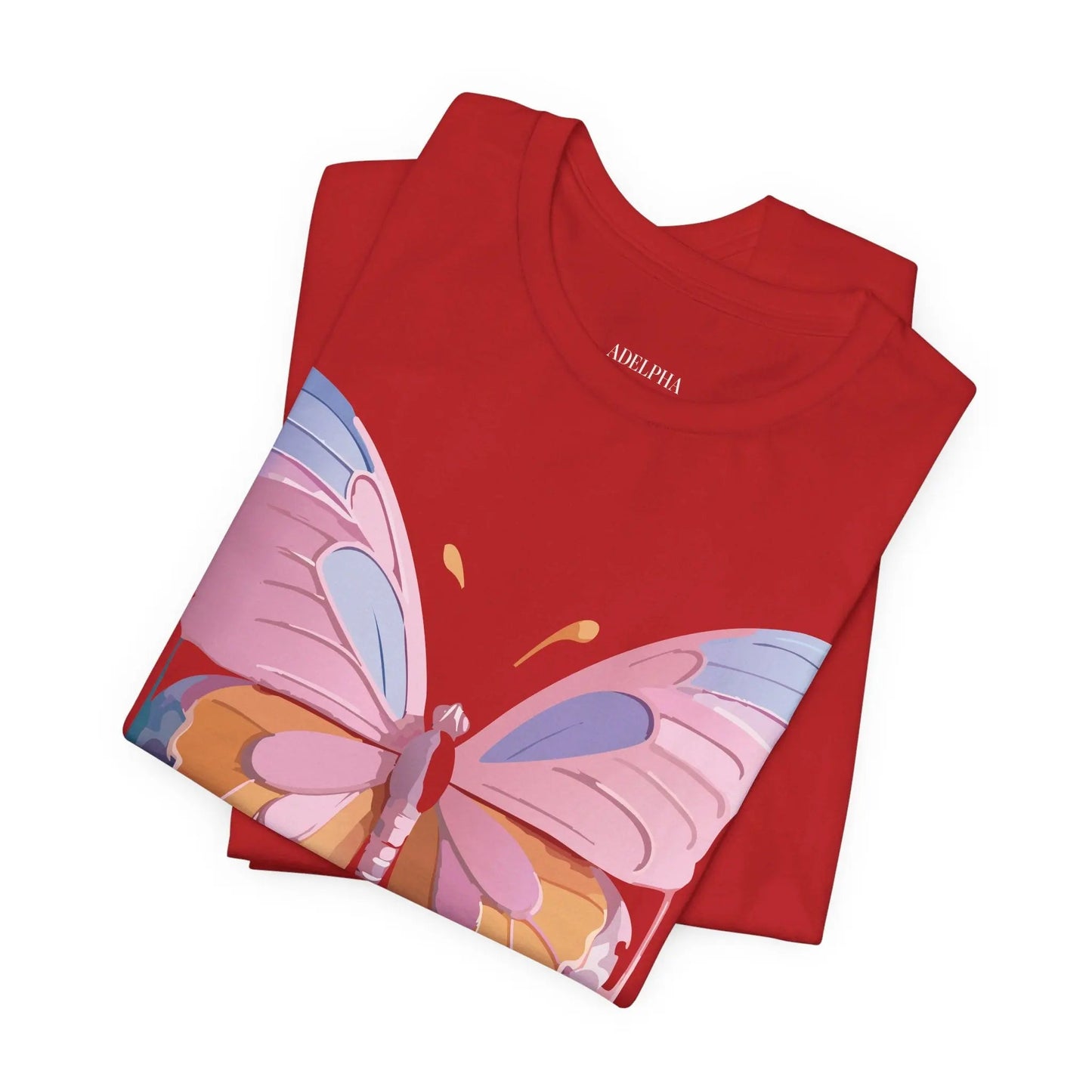 Adelpha Butterfly Graphic Tee Unisex Short Sleeve Shirt For Everyday Style