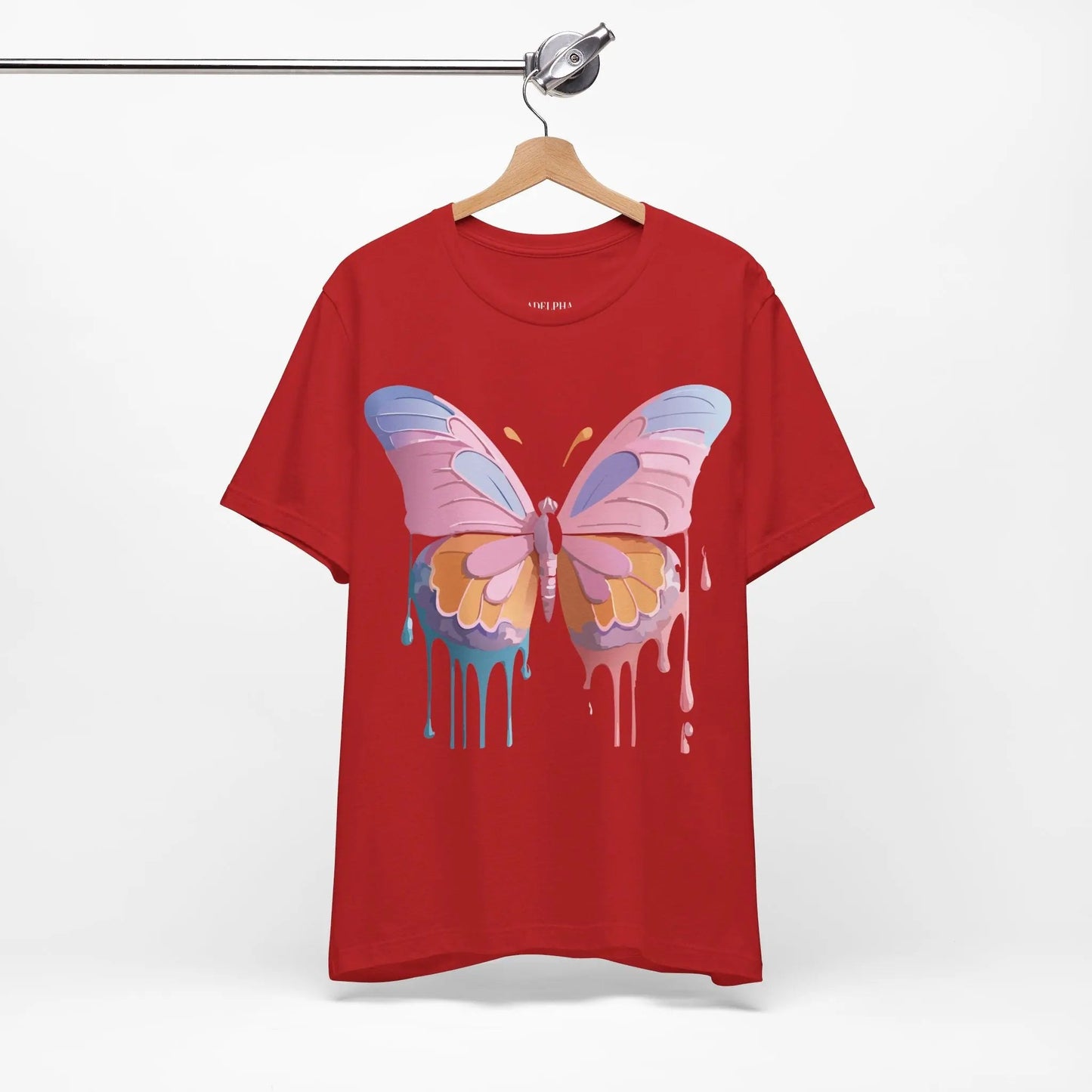 Adelpha Butterfly Graphic Tee Unisex Short Sleeve Shirt For Everyday Style