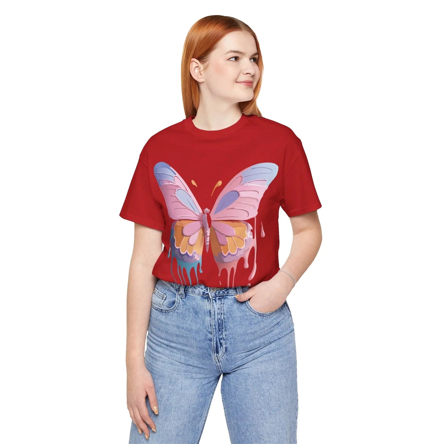 Adelpha Butterfly Graphic Tee Unisex Short Sleeve Shirt For Everyday Style