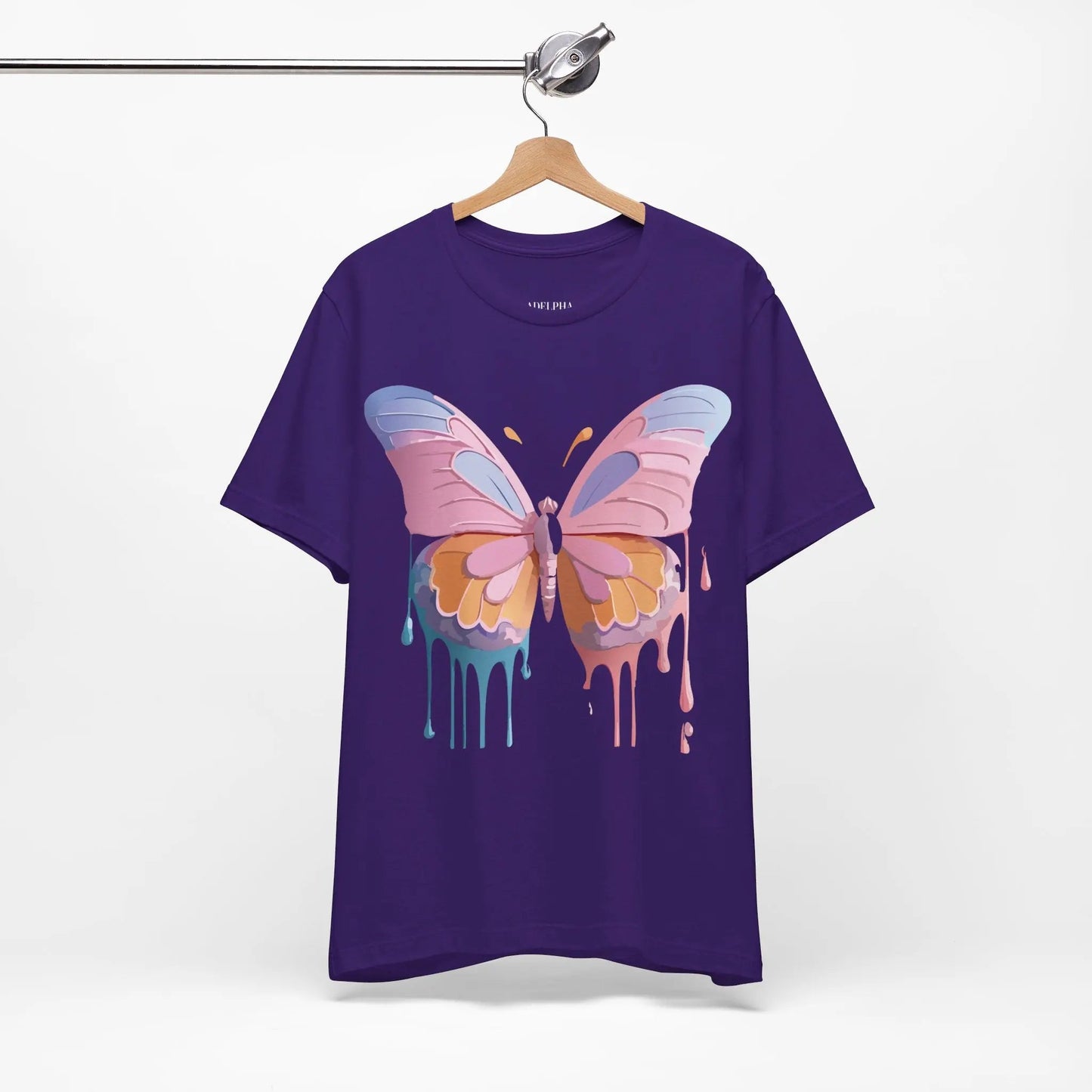 Adelpha Butterfly Graphic Tee Unisex Short Sleeve Shirt For Everyday Style