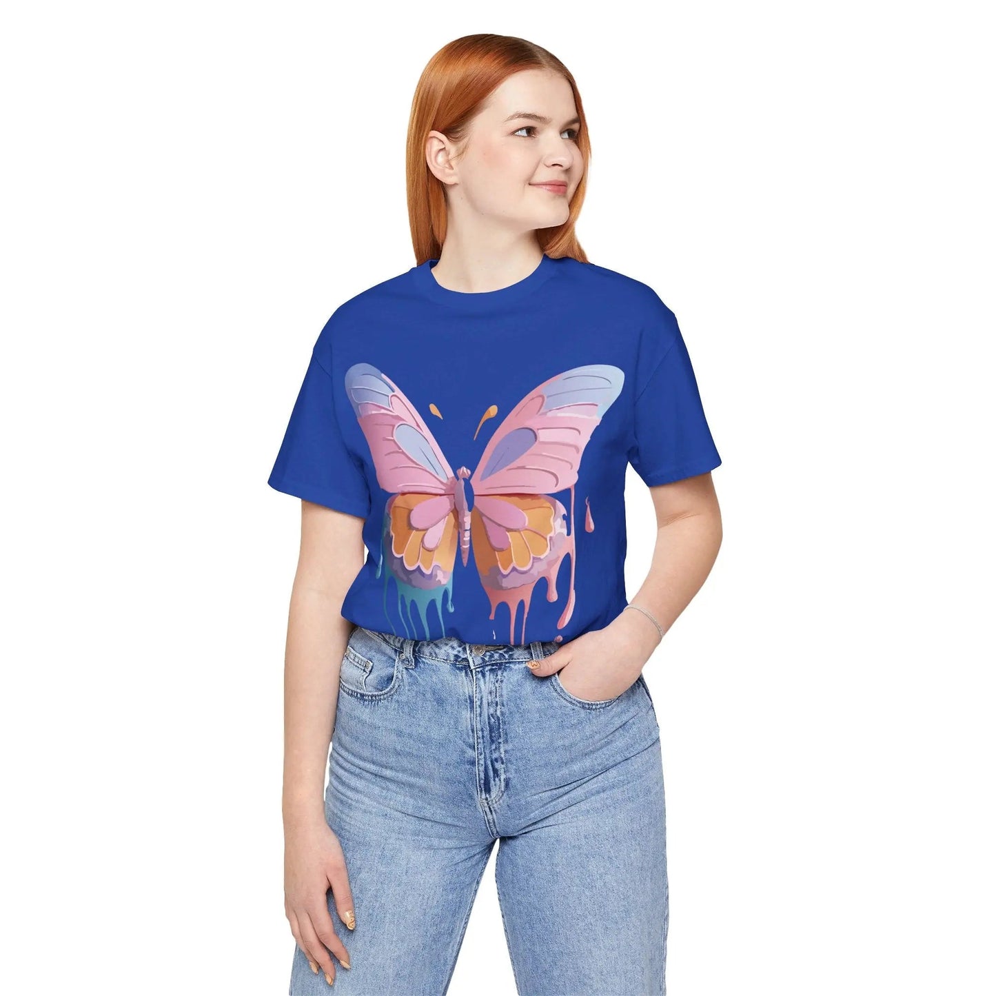 Adelpha Butterfly Graphic Tee Unisex Short Sleeve Shirt For Everyday Style
