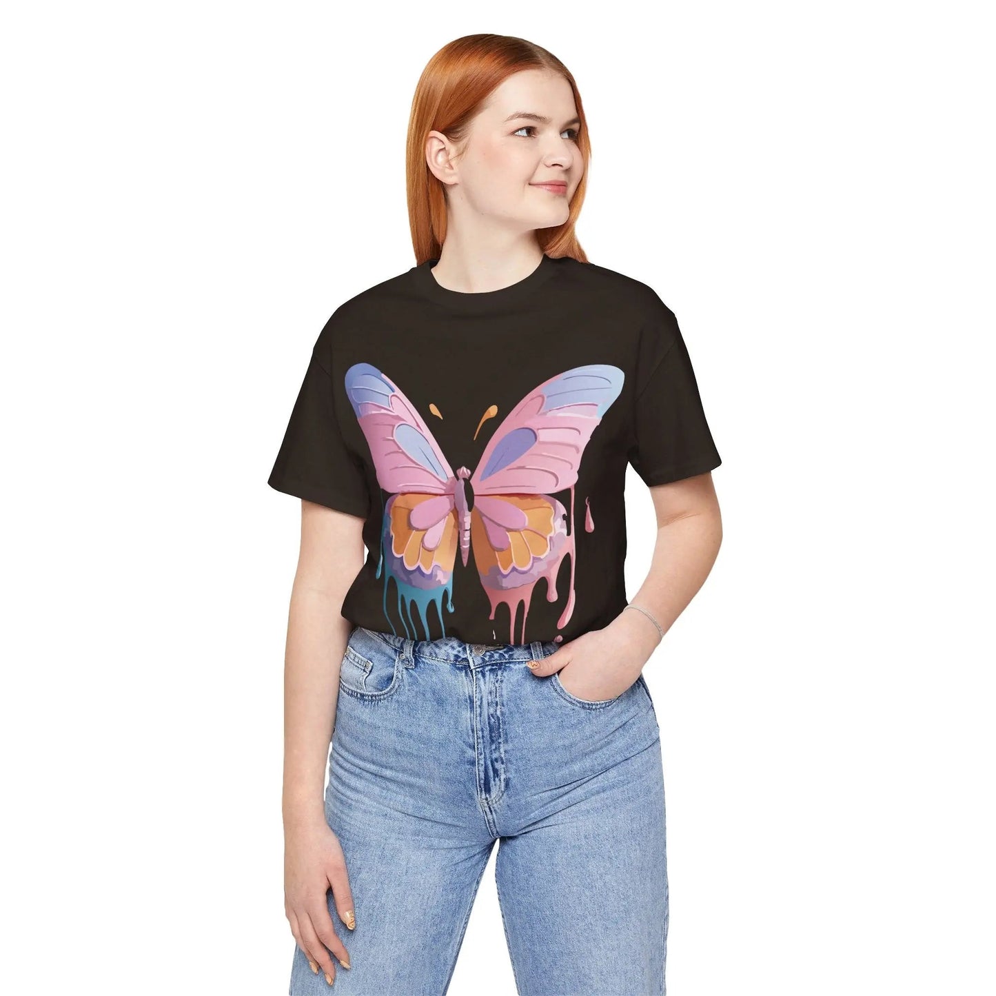 Adelpha Butterfly Graphic Tee Unisex Short Sleeve Shirt For Everyday Style