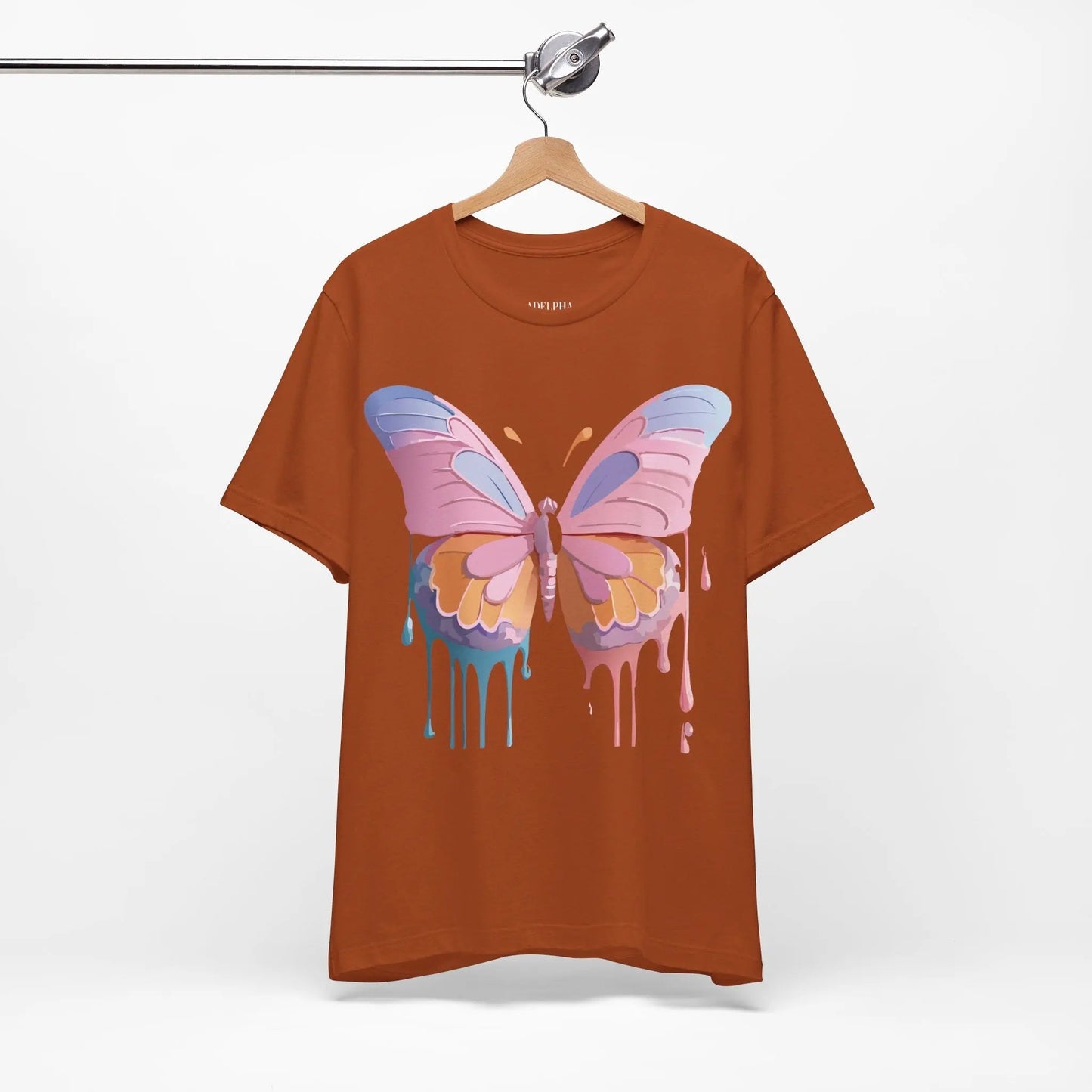 Adelpha Butterfly Graphic Tee Unisex Short Sleeve Shirt For Everyday Style