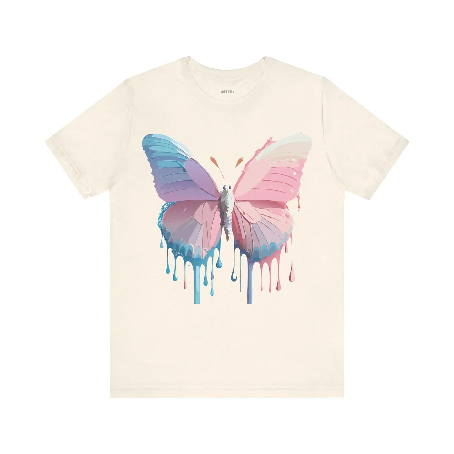 Butterfly Graphic Tee Unisex Vintage Inspired Art Design Adelpha