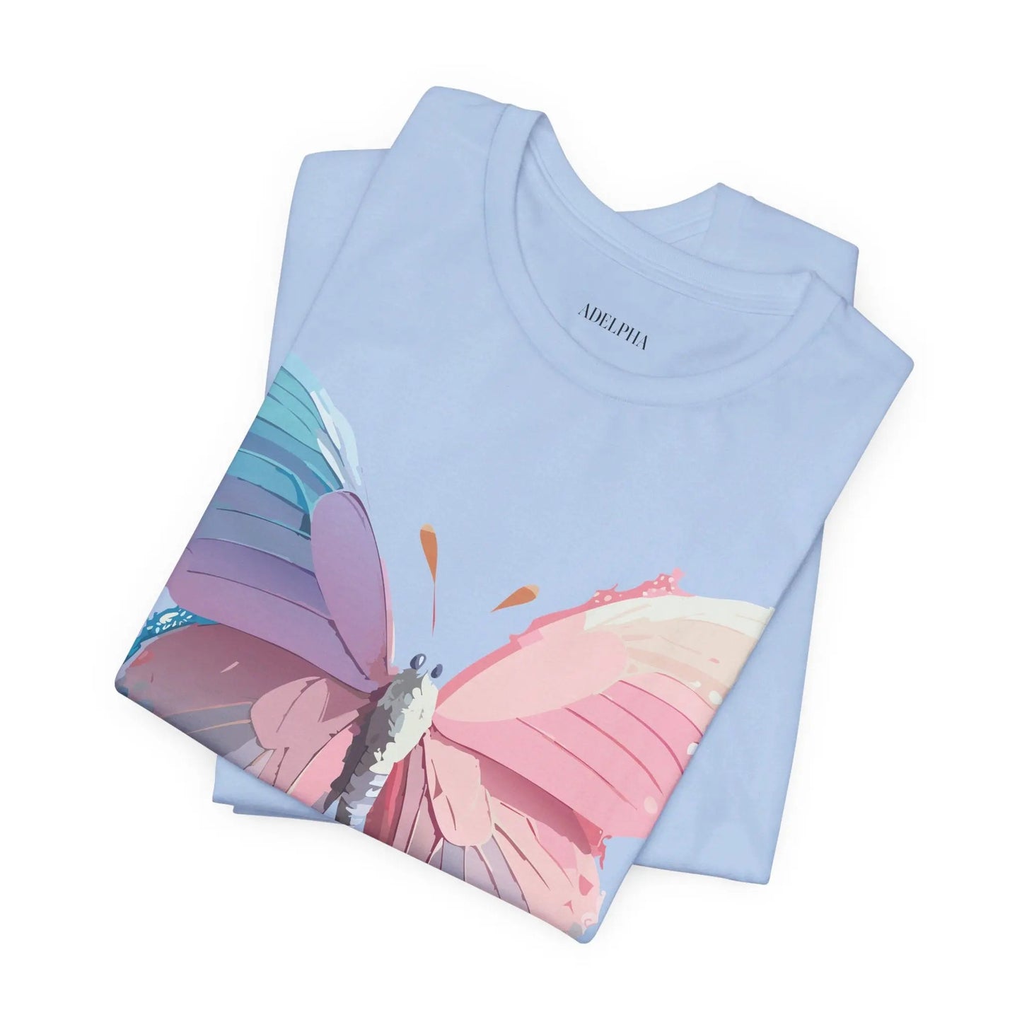 Butterfly Graphic Tee Unisex Vintage Inspired Art Design Adelpha