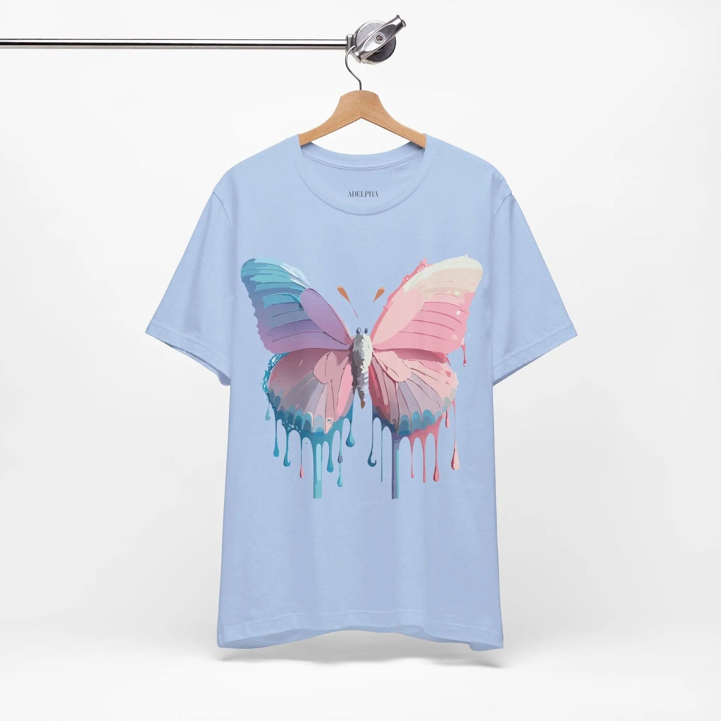 Butterfly Graphic Tee Unisex Vintage Inspired Art Design Adelpha