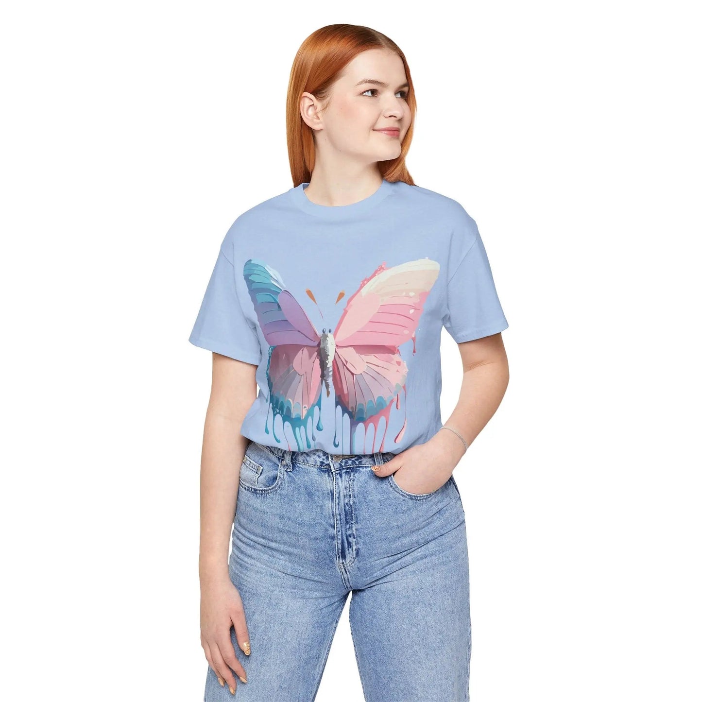 Butterfly Graphic Tee Unisex Vintage Inspired Art Design Adelpha