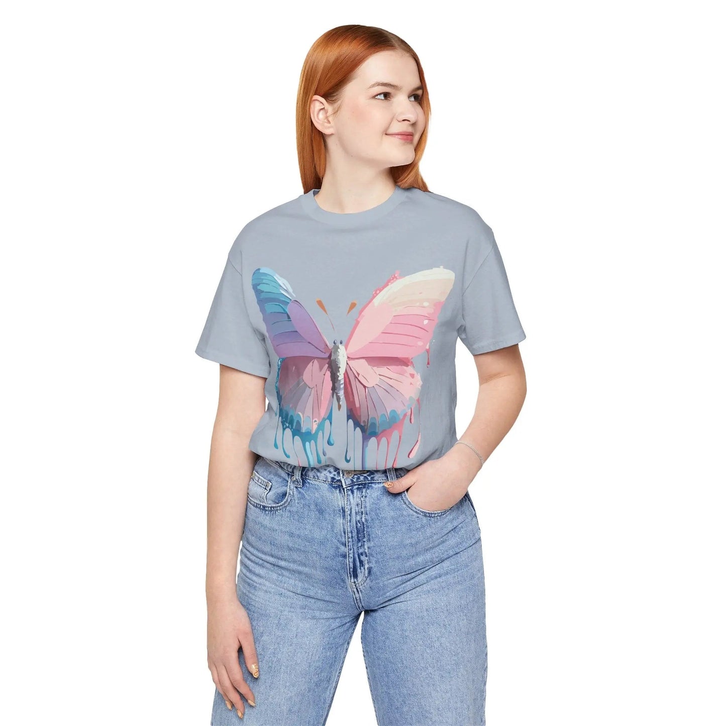 Butterfly Graphic Tee Unisex Vintage Inspired Art Design Adelpha