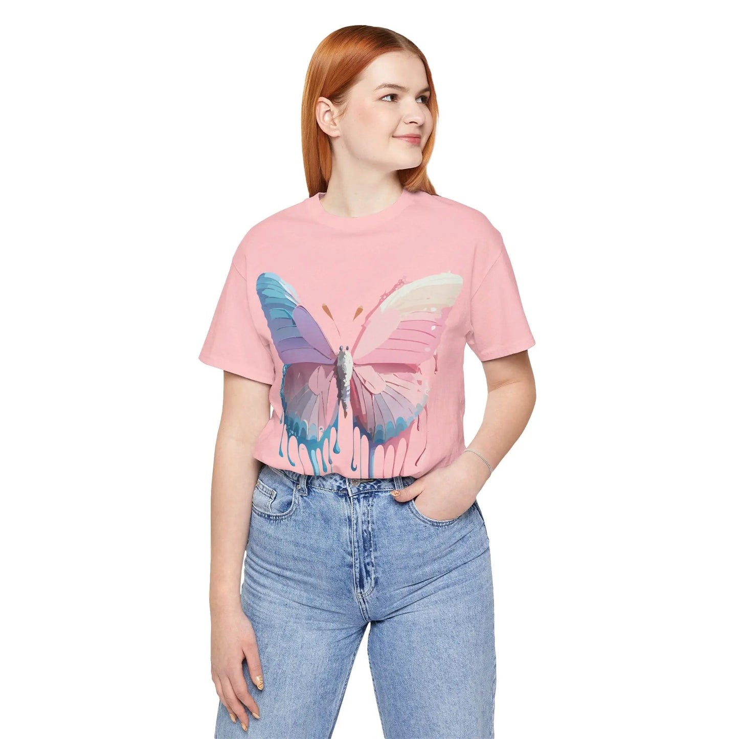Butterfly Graphic Tee Unisex Vintage Inspired Art Design Adelpha