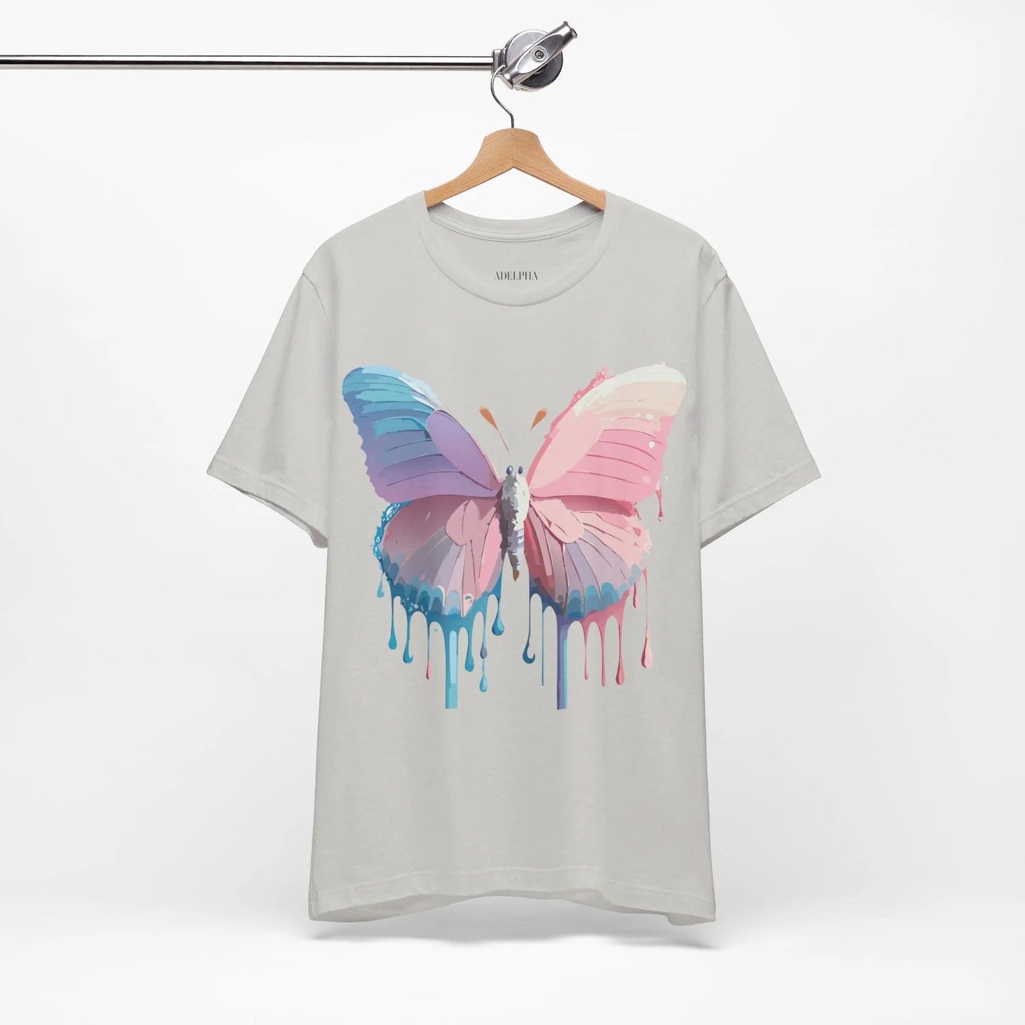 Butterfly Graphic Tee Unisex Vintage Inspired Art Design Adelpha