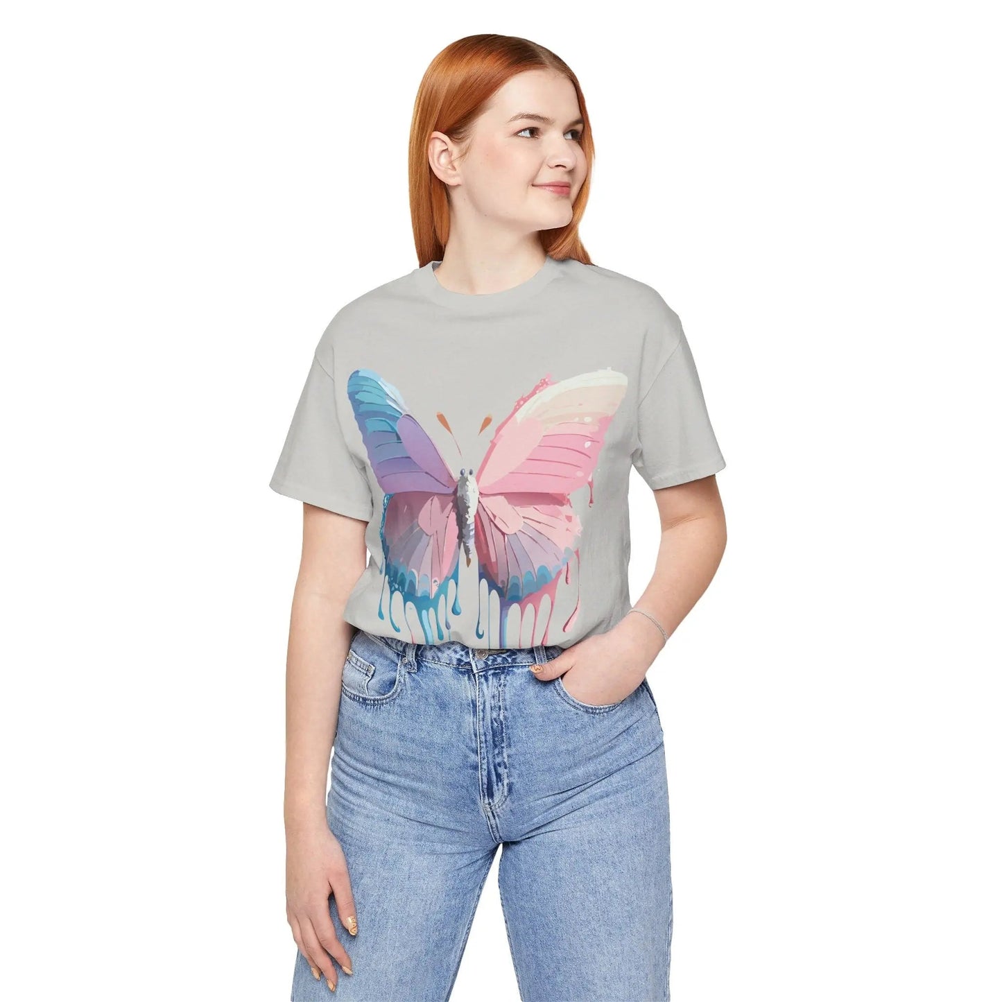 Butterfly Graphic Tee Unisex Vintage Inspired Art Design Adelpha