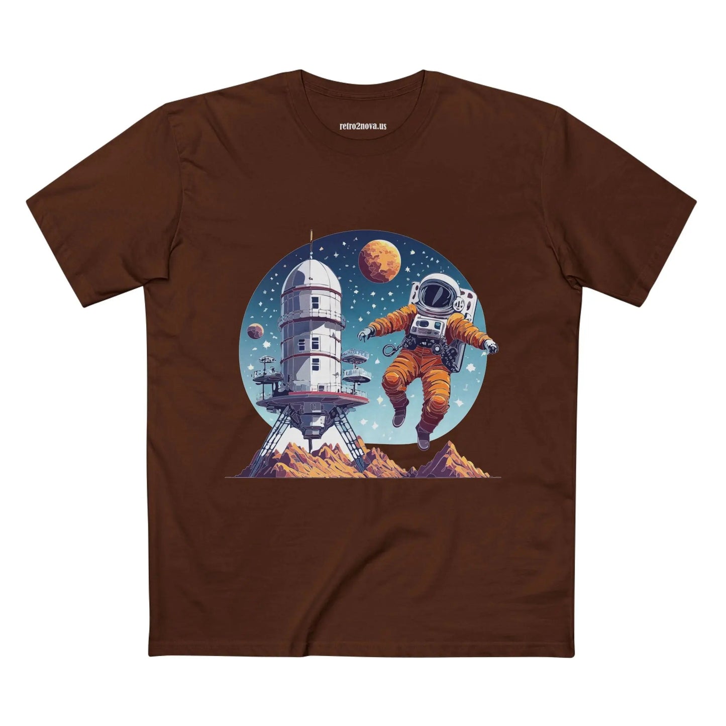 Cosmos Astronaut Shirt Unisex Premium Cotton Tee With Original Space Art Design Collection