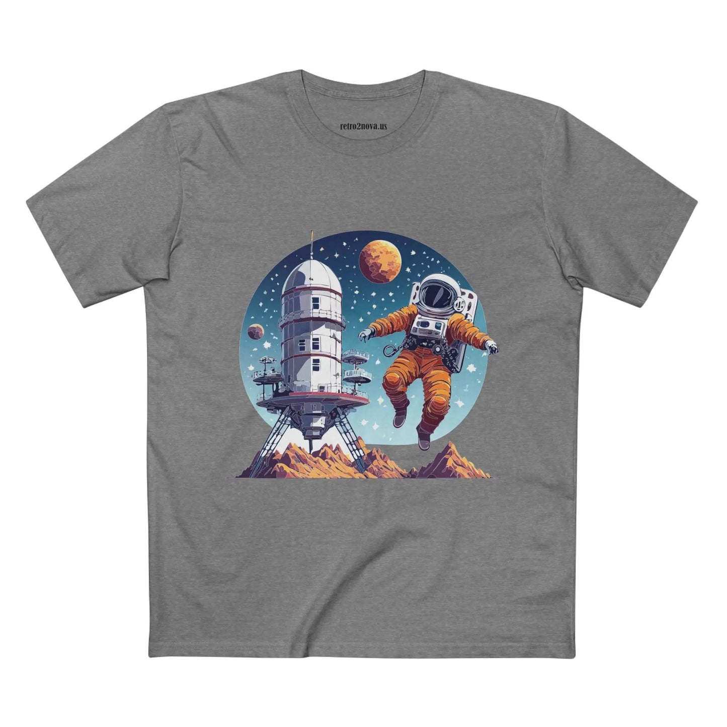 Cosmos Astronaut Shirt Unisex Premium Cotton Tee With Original Space Art Design Collection