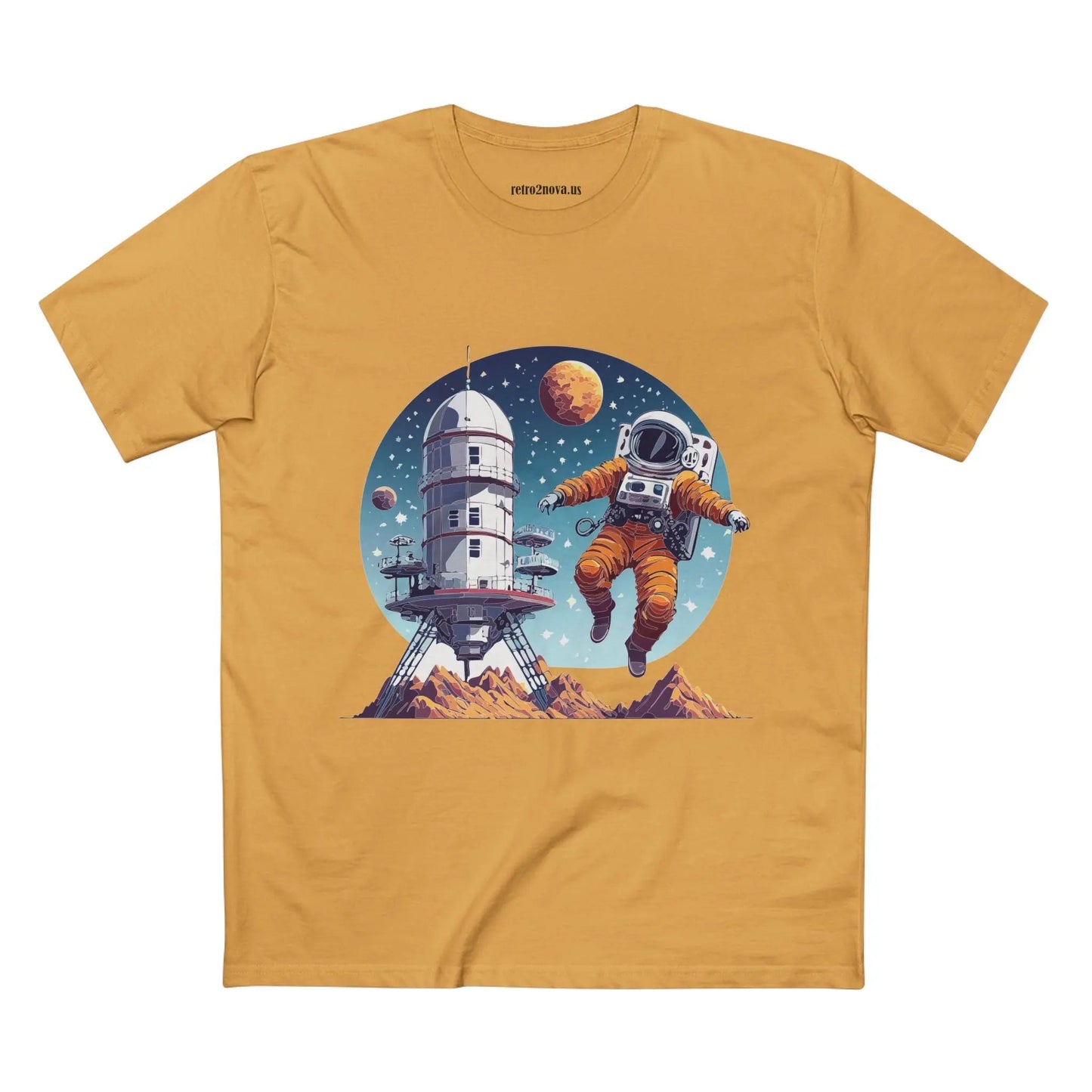 Cosmos Astronaut Shirt Unisex Premium Cotton Tee With Original Space Art Design Collection