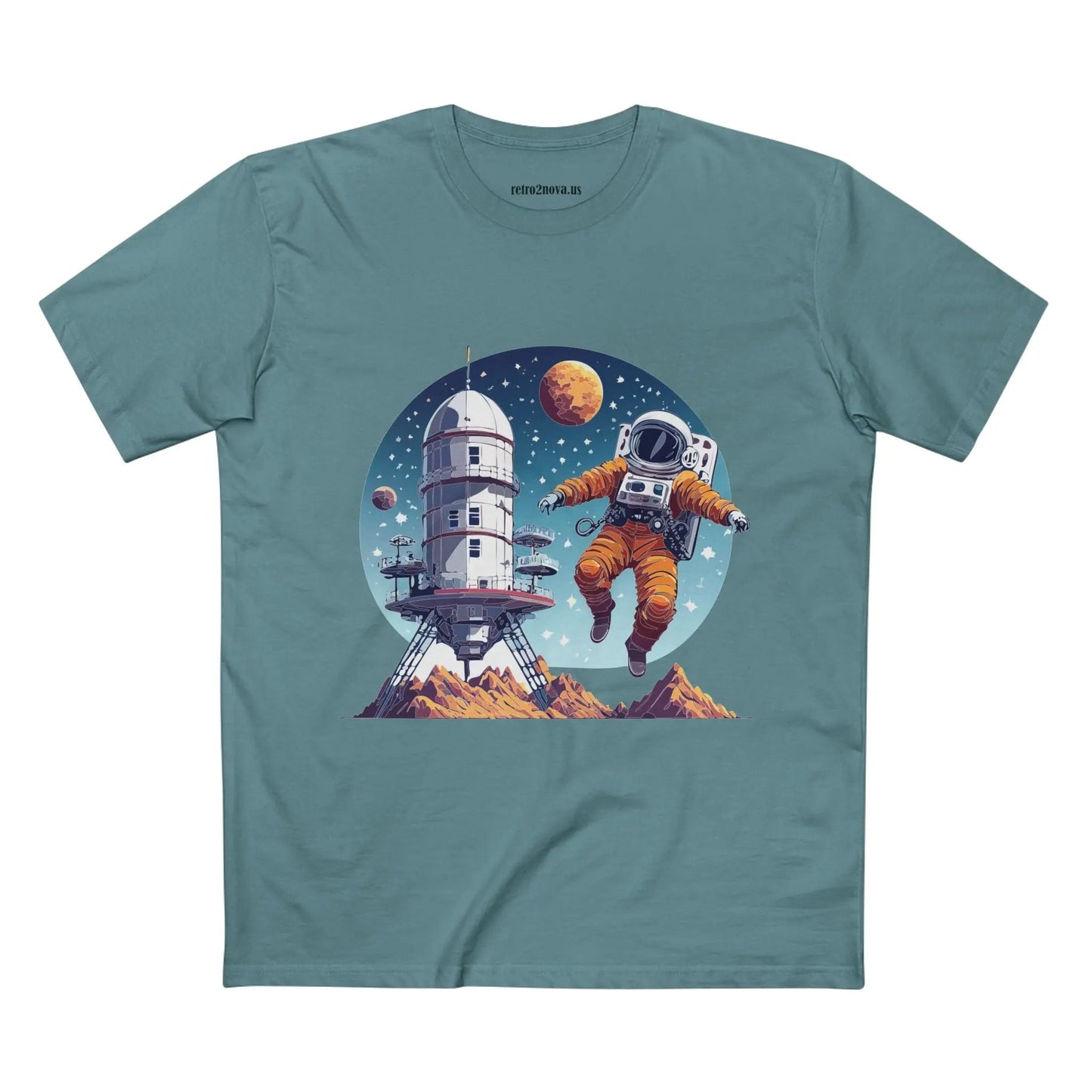 Cosmos Astronaut Shirt Unisex Premium Cotton Tee With Original Space Art Design Collection