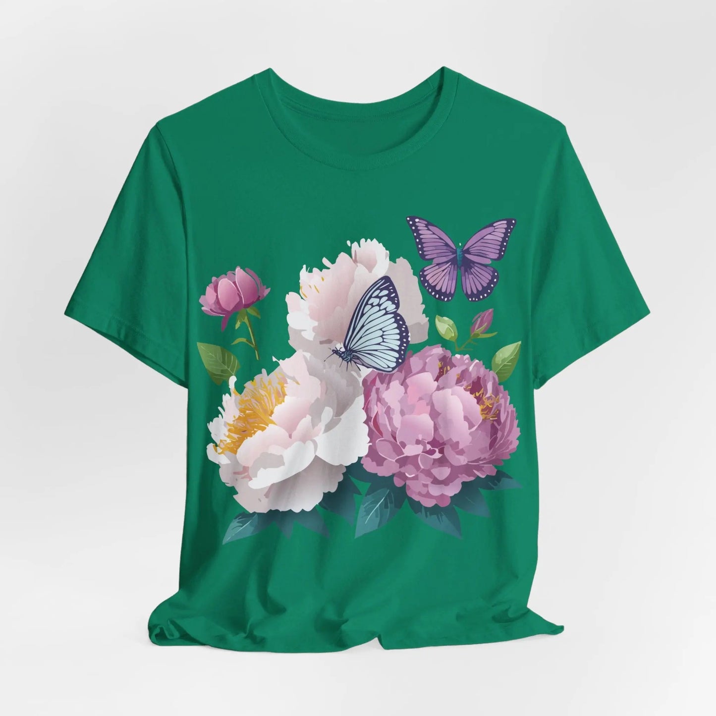 Adelpha Floral Graphic T Shirt Unisex Short Sleeve Art Design Tee Vintage Inspired