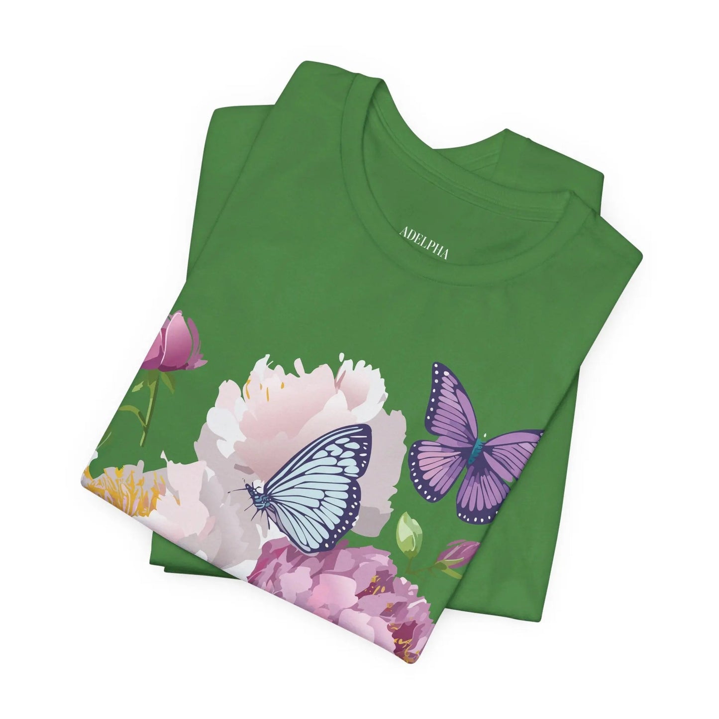 Adelpha Floral Graphic T Shirt Unisex Short Sleeve Art Design Tee Vintage Inspired