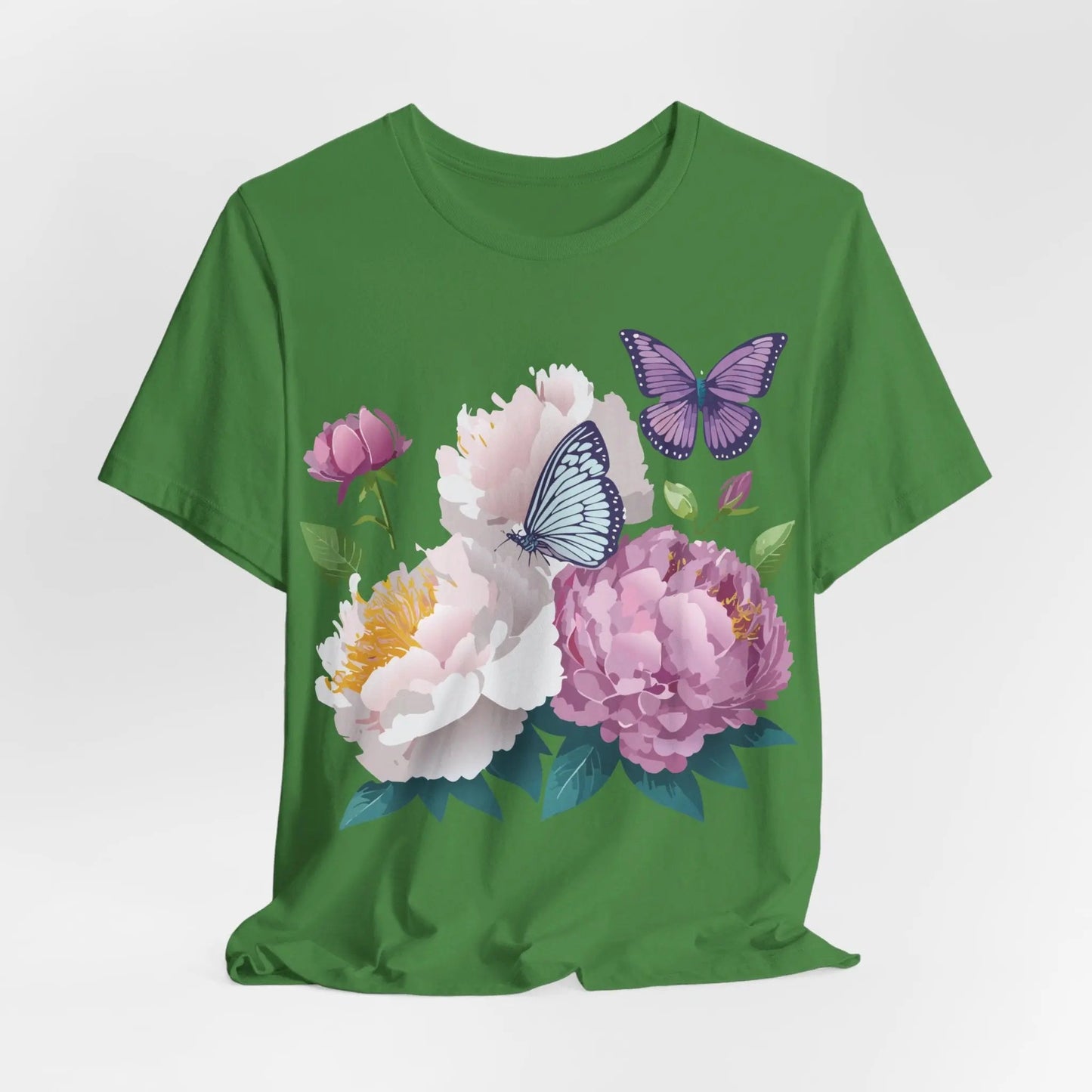 Adelpha Floral Graphic T Shirt Unisex Short Sleeve Art Design Tee Vintage Inspired