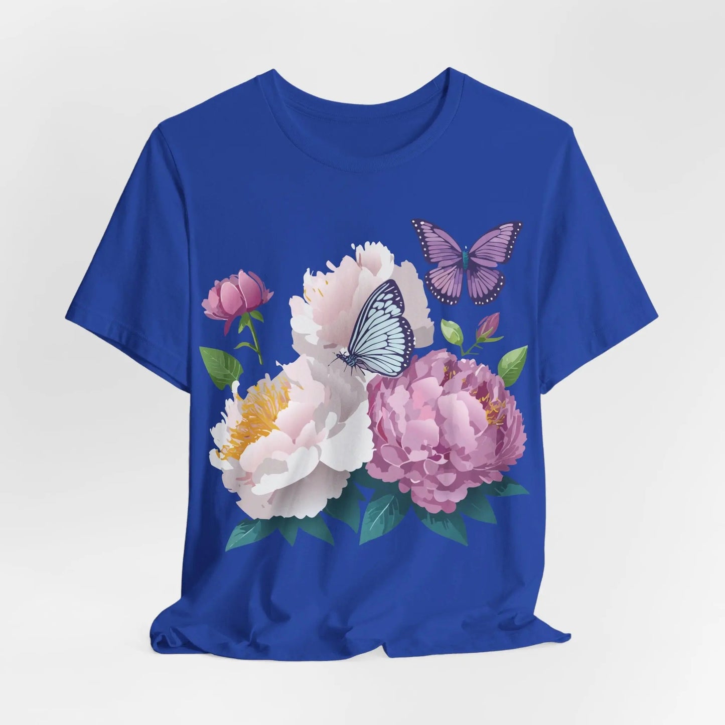 Adelpha Floral Graphic T Shirt Unisex Short Sleeve Art Design Tee Vintage Inspired