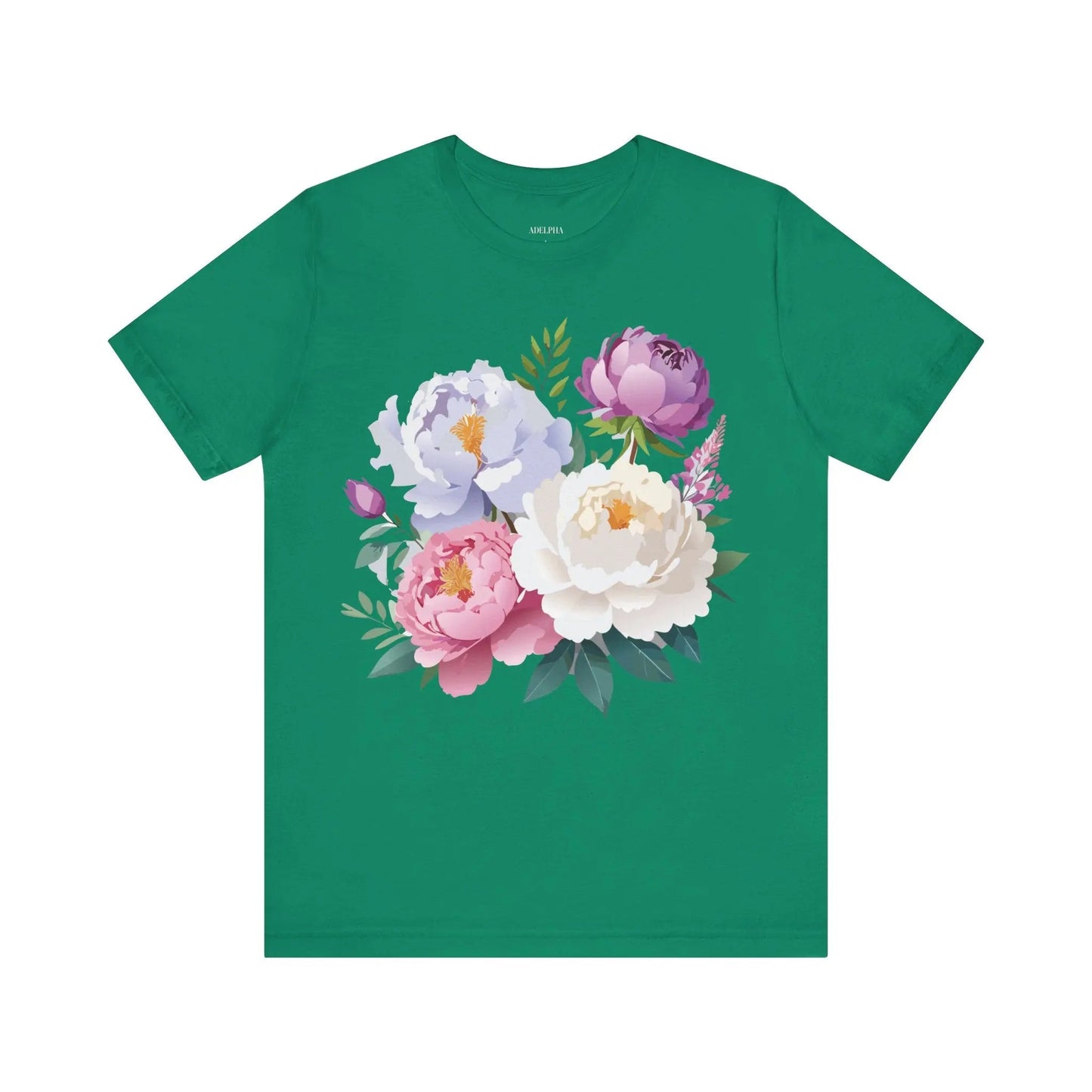 Floral Graphic T Shirt Unisex Jersey Short Sleeve Adelpha Art Tee Vintage Style Casual