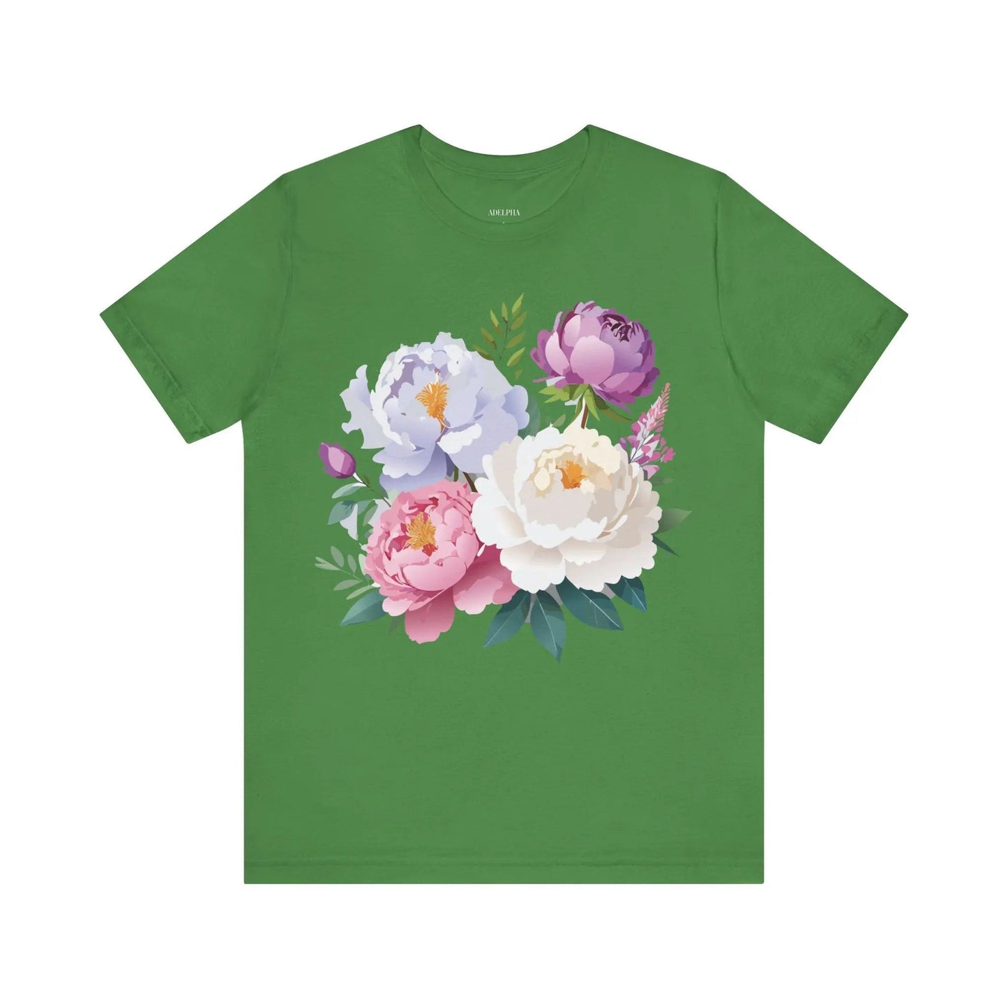 Floral Graphic T Shirt Unisex Jersey Short Sleeve Adelpha Art Tee Vintage Style Casual