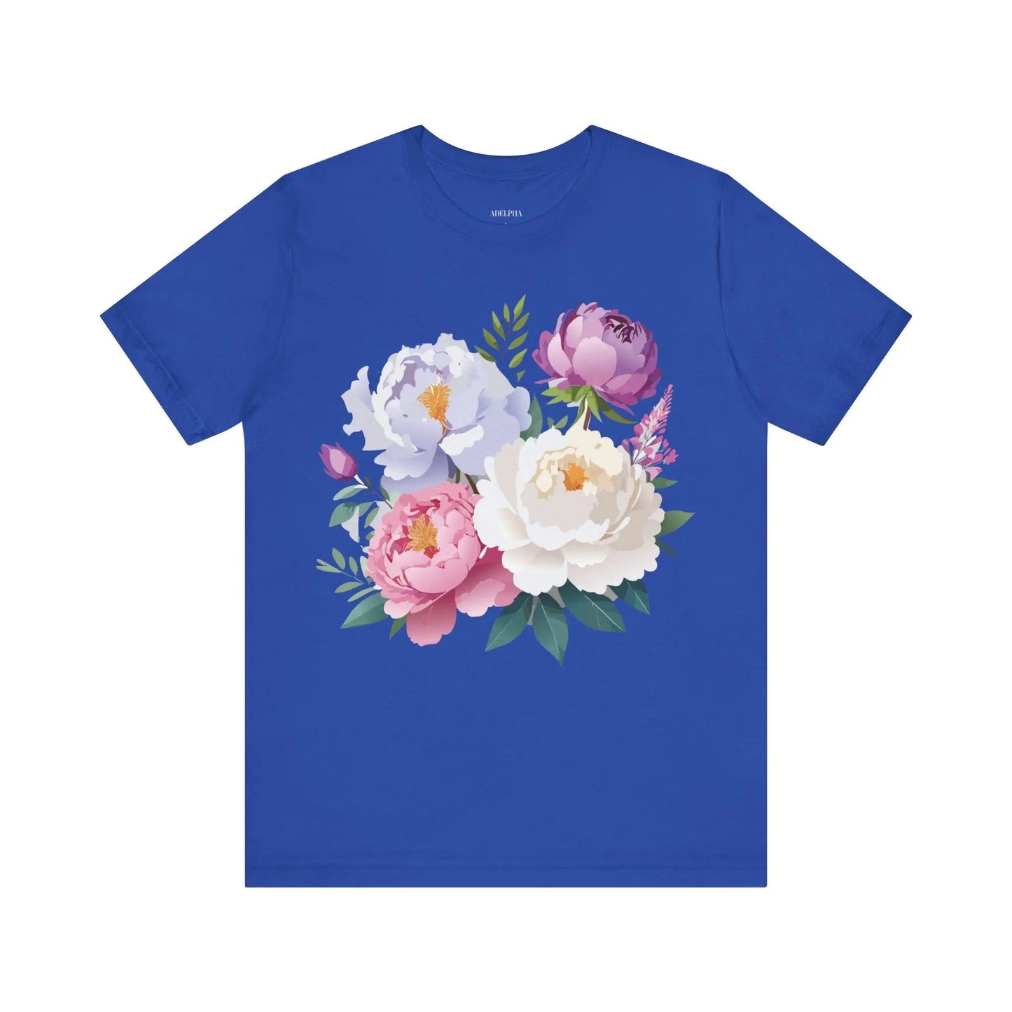 Floral Graphic T Shirt Unisex Jersey Short Sleeve Adelpha Art Tee Vintage Style Casual