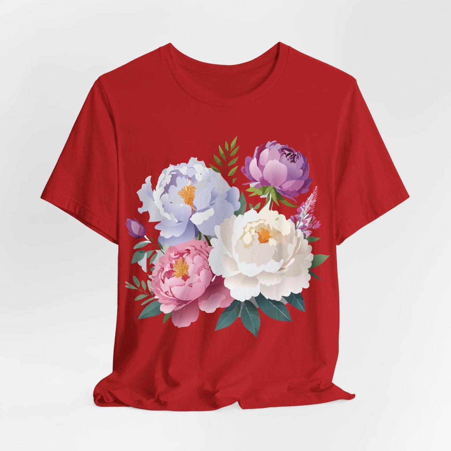 Floral Graphic T Shirt Unisex Jersey Short Sleeve Adelpha Art Tee Vintage Style Casual