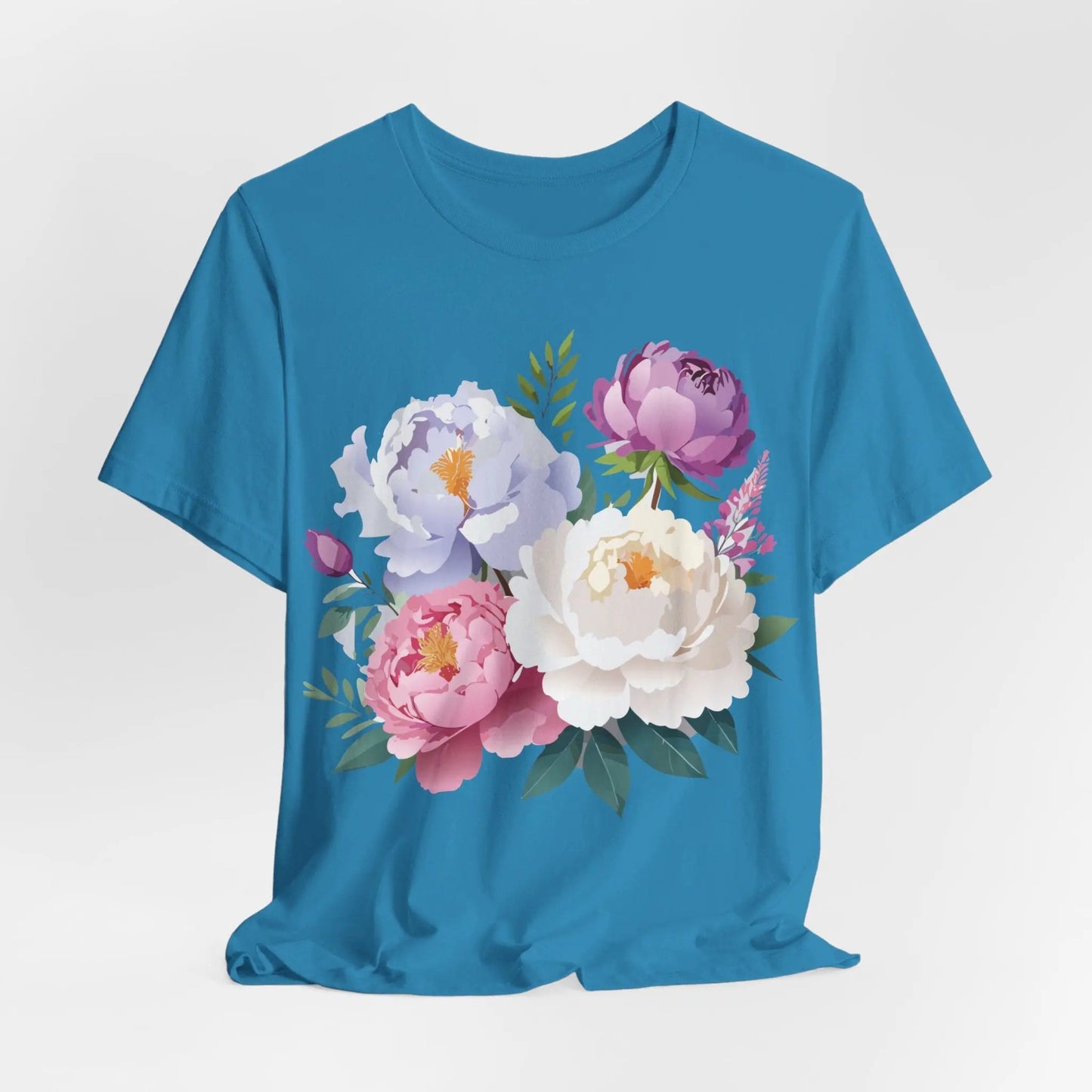 Floral Graphic T Shirt Unisex Jersey Short Sleeve Adelpha Art Tee Vintage Style Casual