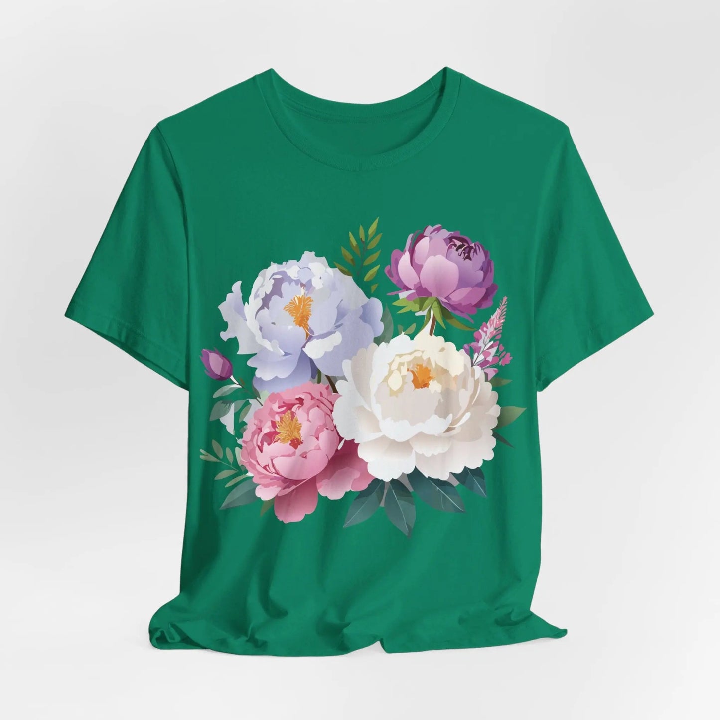 Floral Graphic T Shirt Unisex Jersey Short Sleeve Adelpha Art Tee Vintage Style Casual