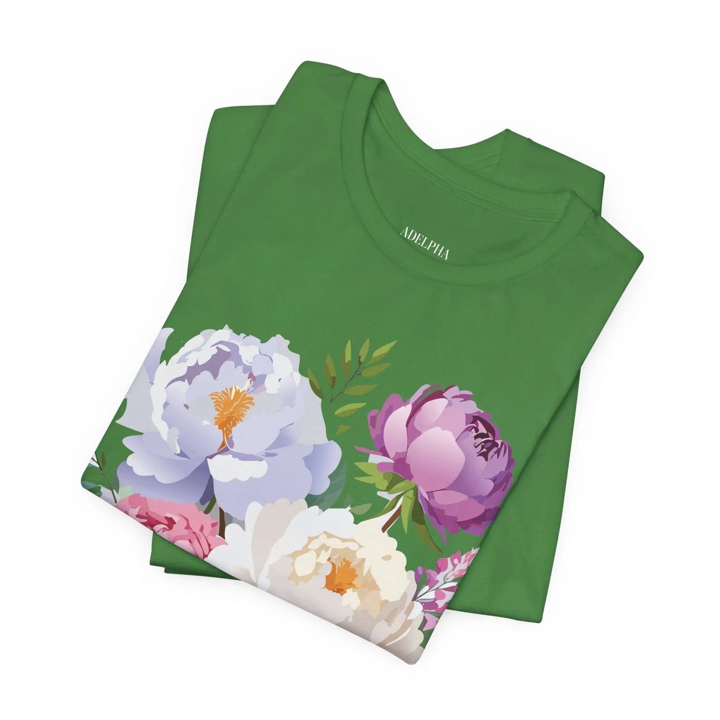 Floral Graphic T Shirt Unisex Jersey Short Sleeve Adelpha Art Tee Vintage Style Casual
