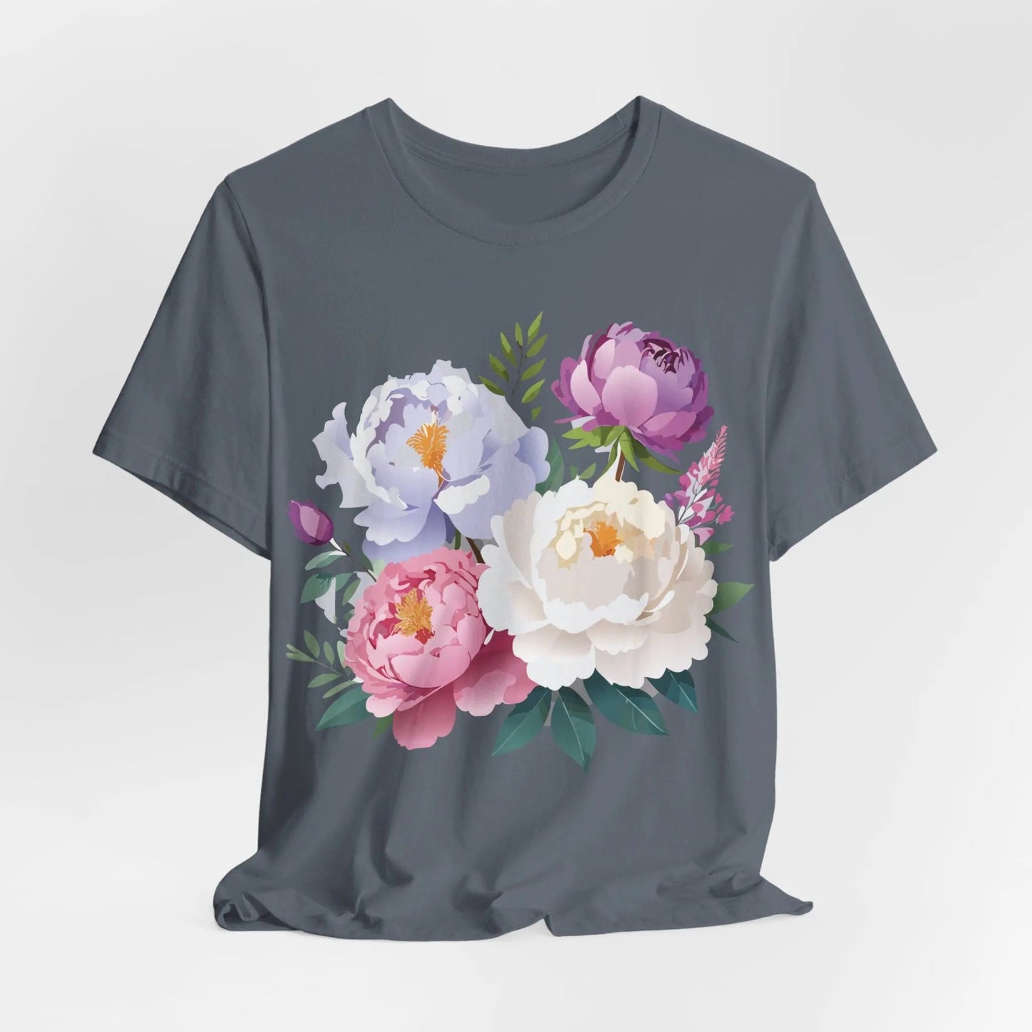 Floral Graphic T Shirt Unisex Jersey Short Sleeve Adelpha Art Tee Vintage Style Casual