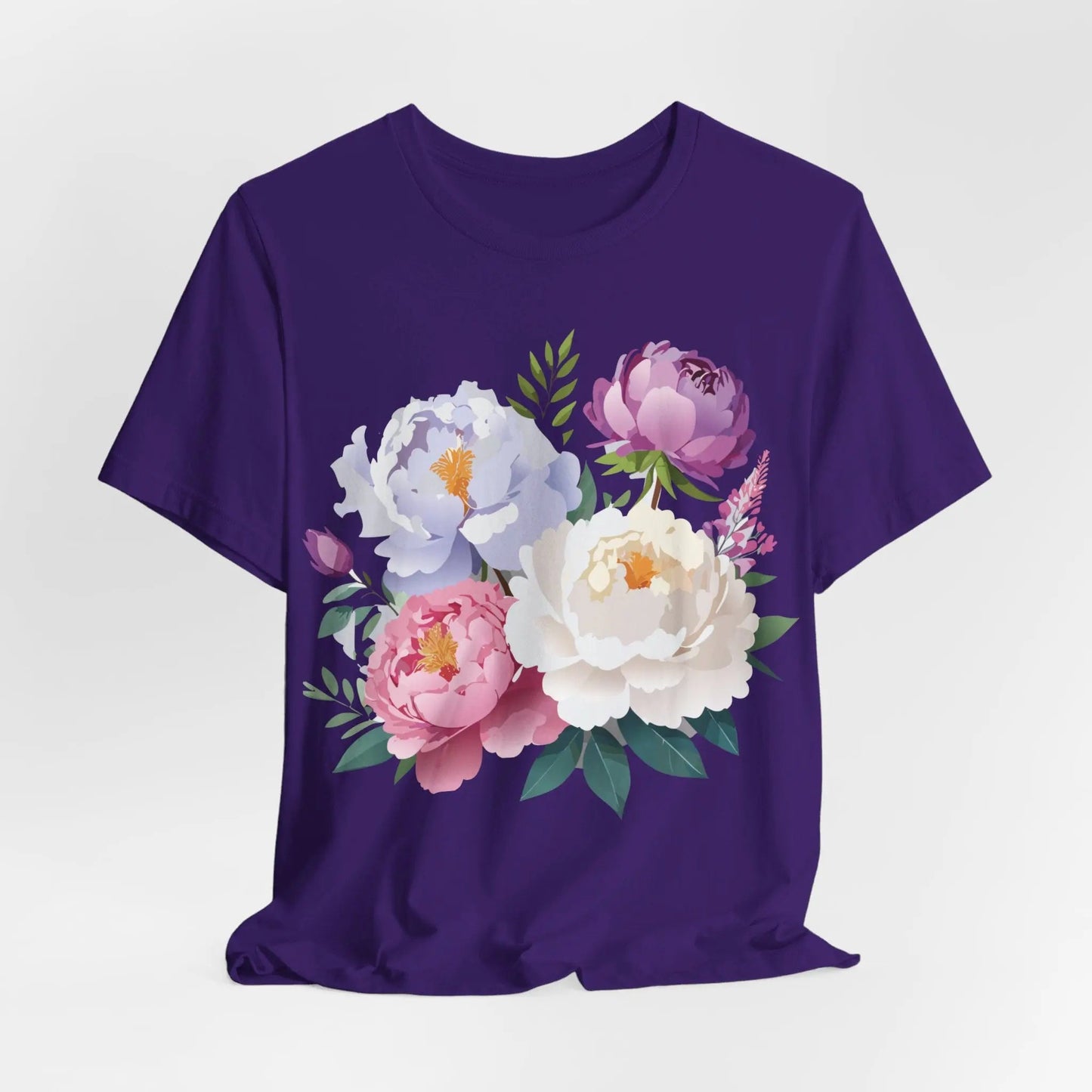 Floral Graphic T Shirt Unisex Jersey Short Sleeve Adelpha Art Tee Vintage Style Casual